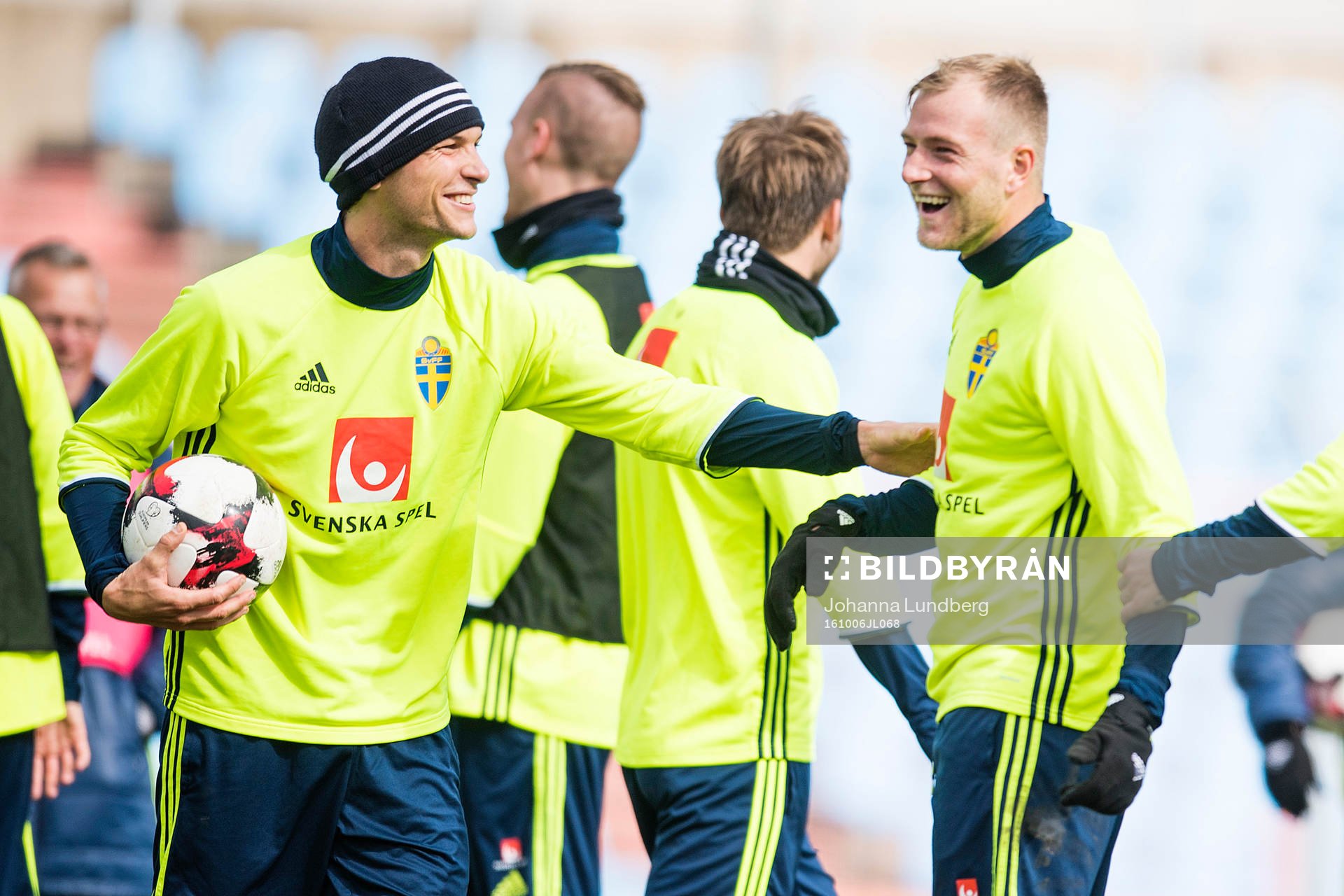 Sveriges Albin Ekdal och John Guidetti