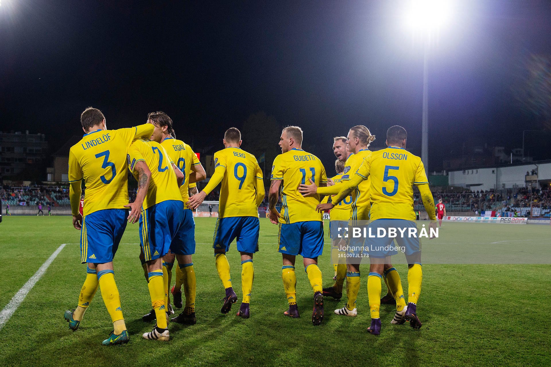 Sveriges Jimmy Durmaz, Victor Nilsson Lindelöf, Martin