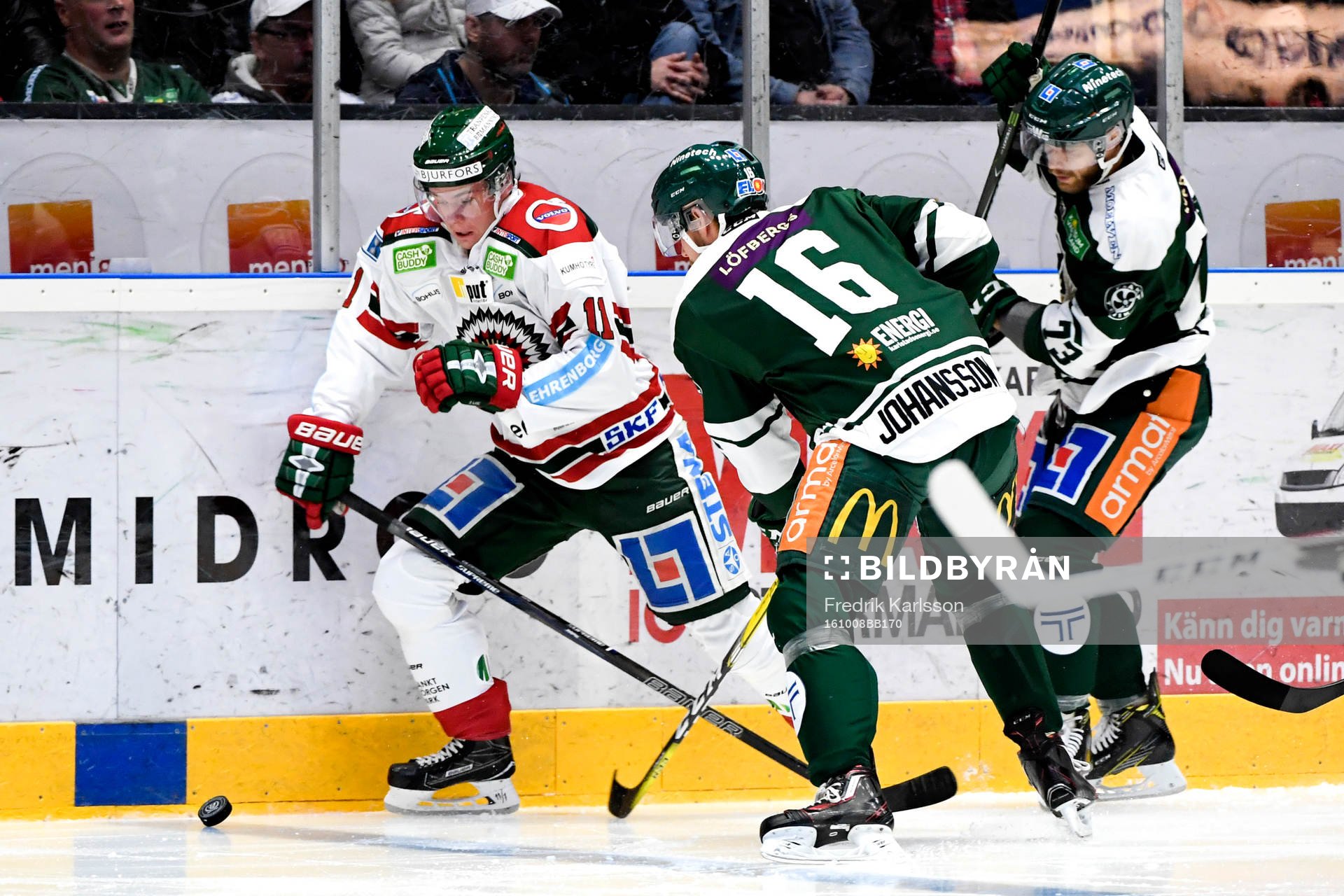Frölundas Victor Olofsson  och Färjestads Alexander