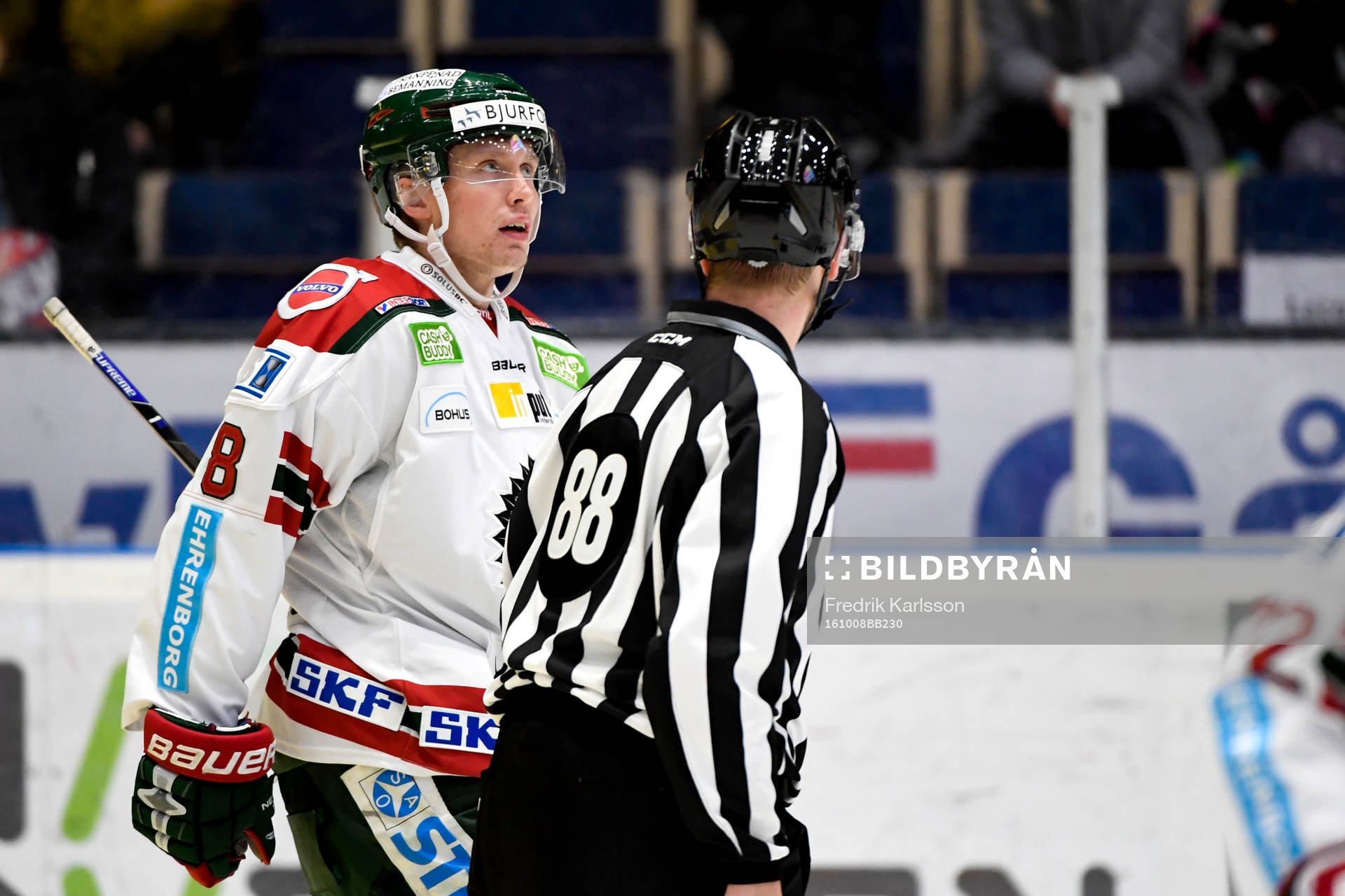 Frölundas John Nyberg visas ut