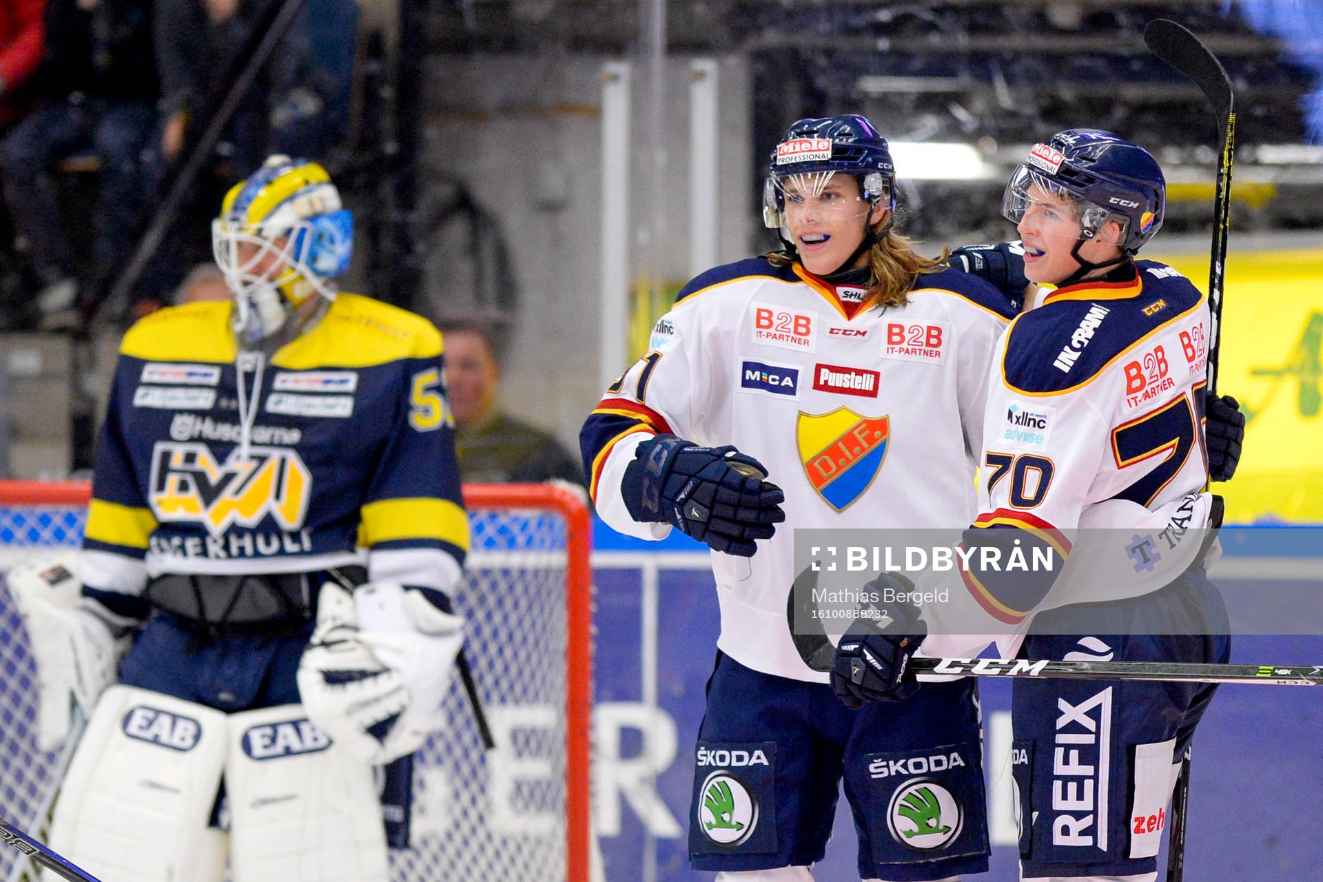 Djurgårdens Axel Jonsson-Fjällby och Marcus Davidsson