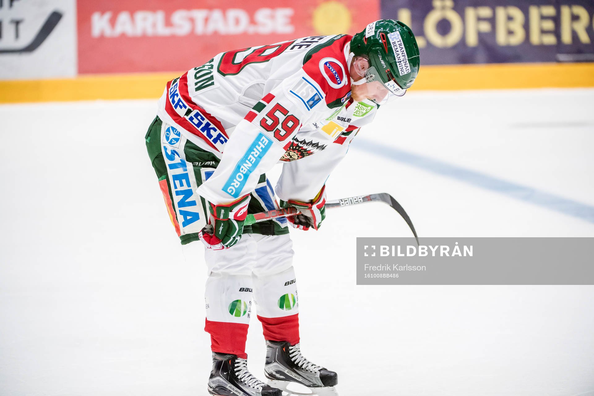 Frölundas Simon Hjalmarsson deppar