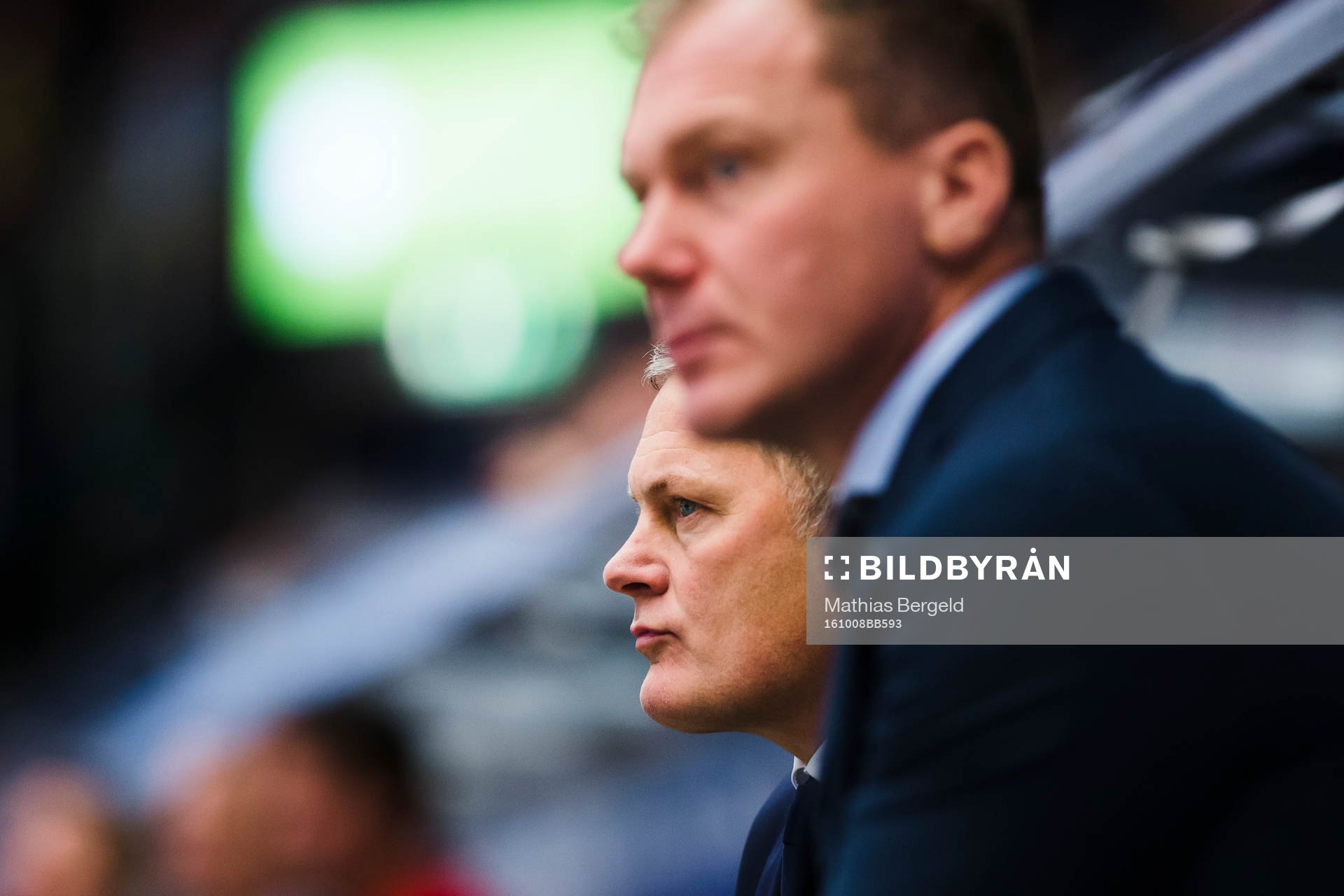 s assisterande tränare Stephan Lundh och tränare Johan