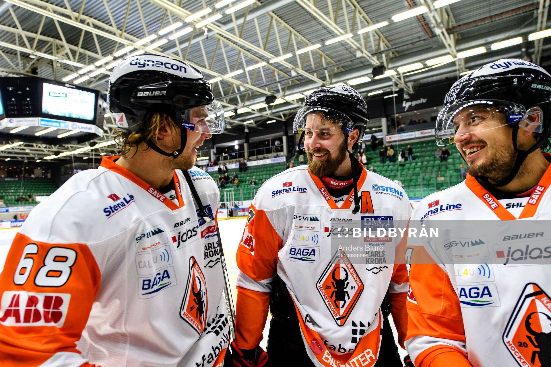 Karlskronas Daniel Gunnarsson, Mattias Karlsson  och