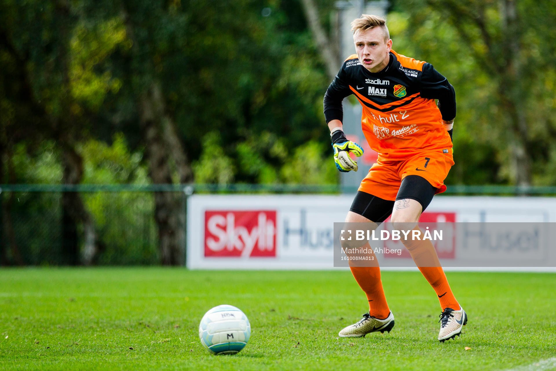 Torslandas  målvakt Robin Gustafsson