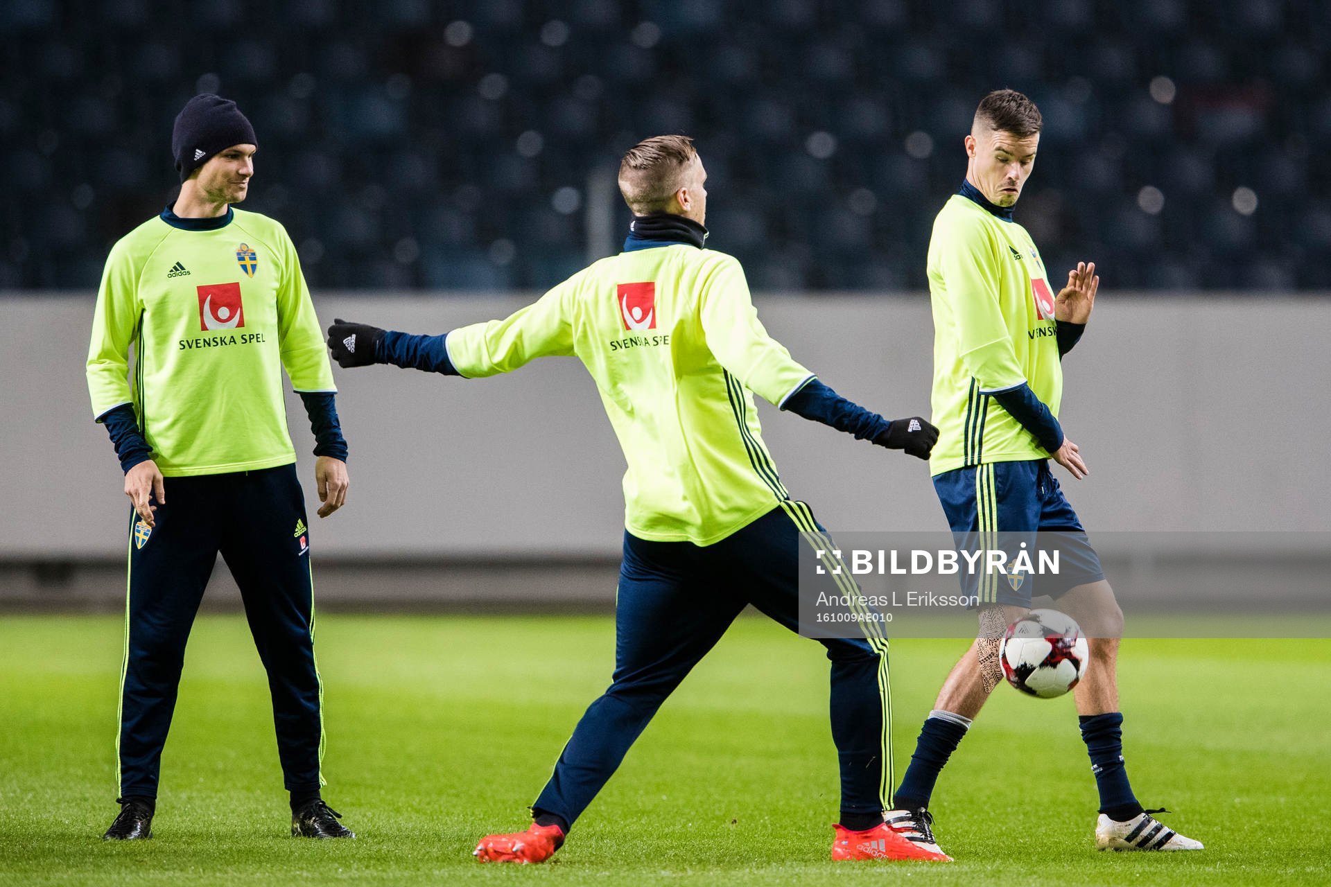 Sveriges Albin Ekdal, Pontus Jansson och Mikael Lustig