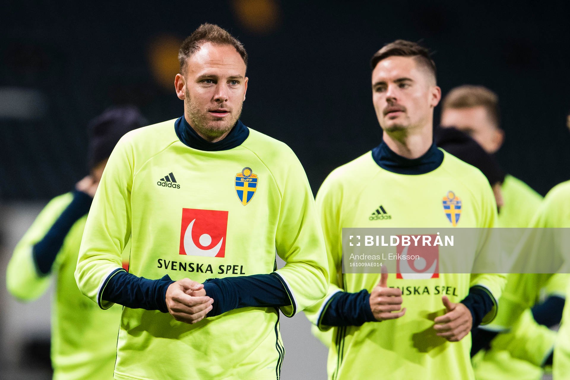 Sveriges Andreas Granqvist och Mikael Lustig