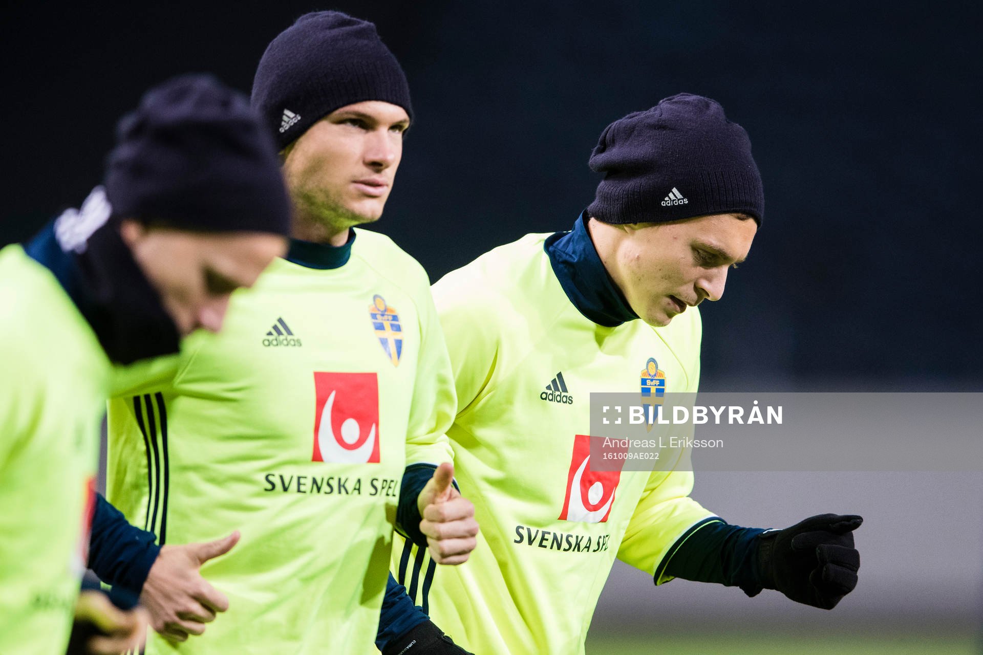 Sveriges Albin Ekdal och Victor Nilsson Lindelöf