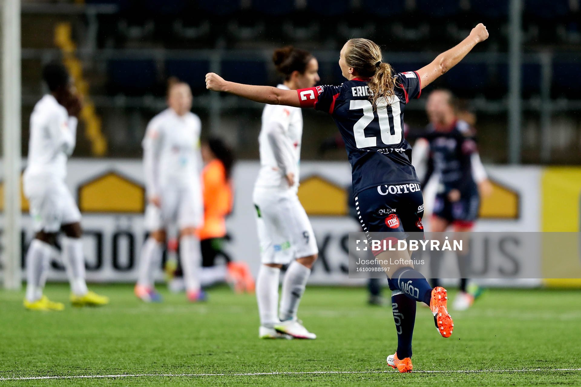 Linköpings Magdalena Eriksson jublar