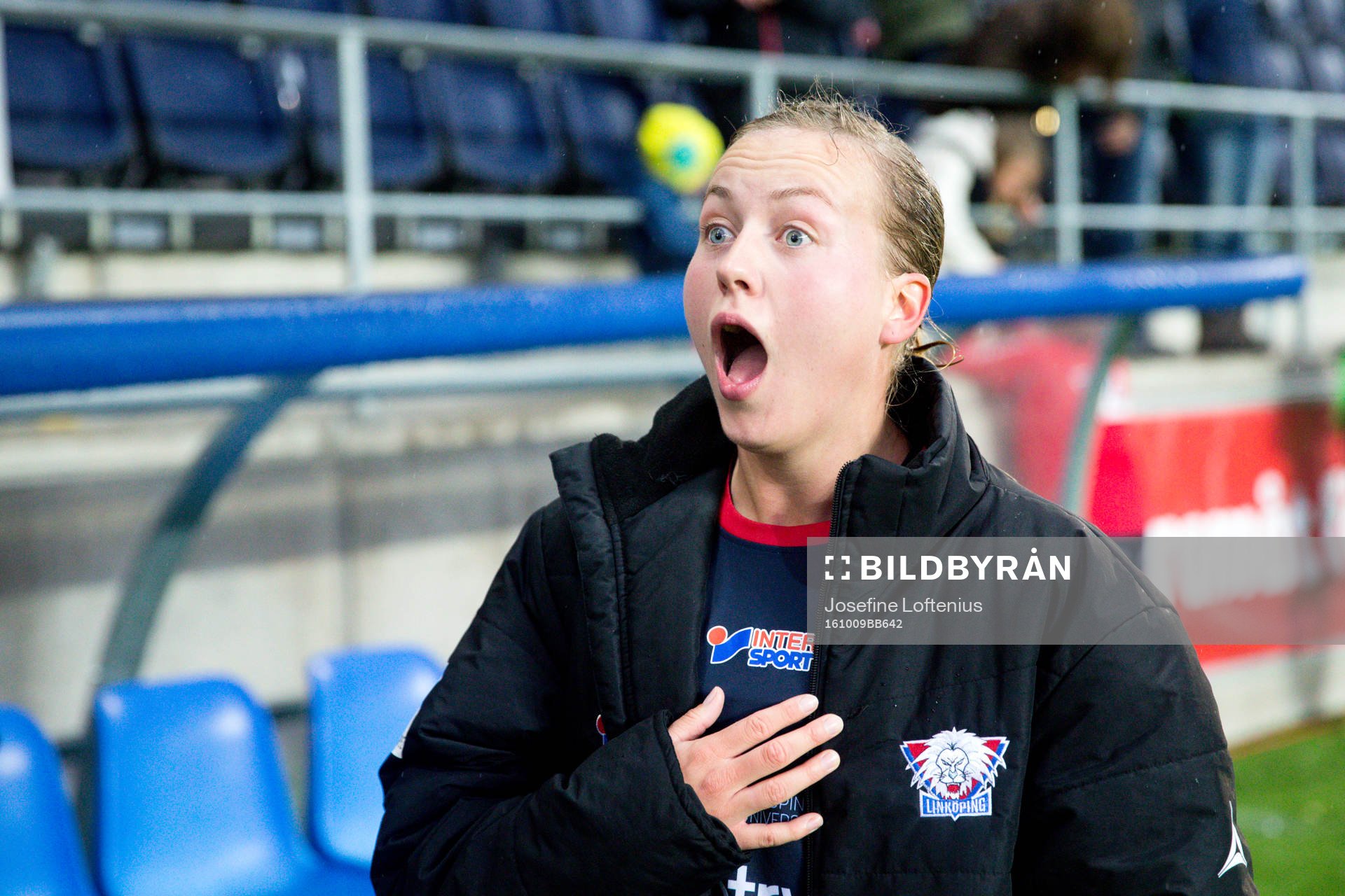 Linköpings Kristine Minde jublar