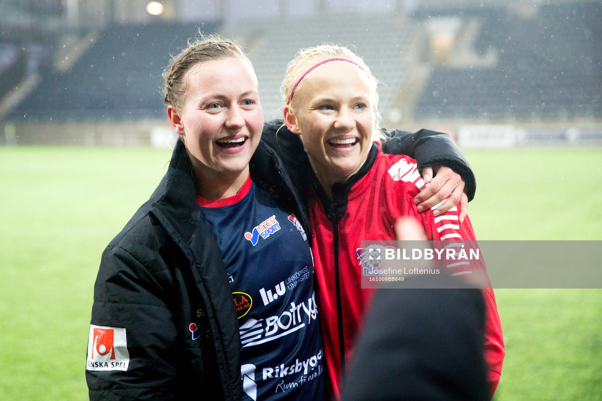 Linköpings Kristine Minde och Pernille Mosegaard Harder