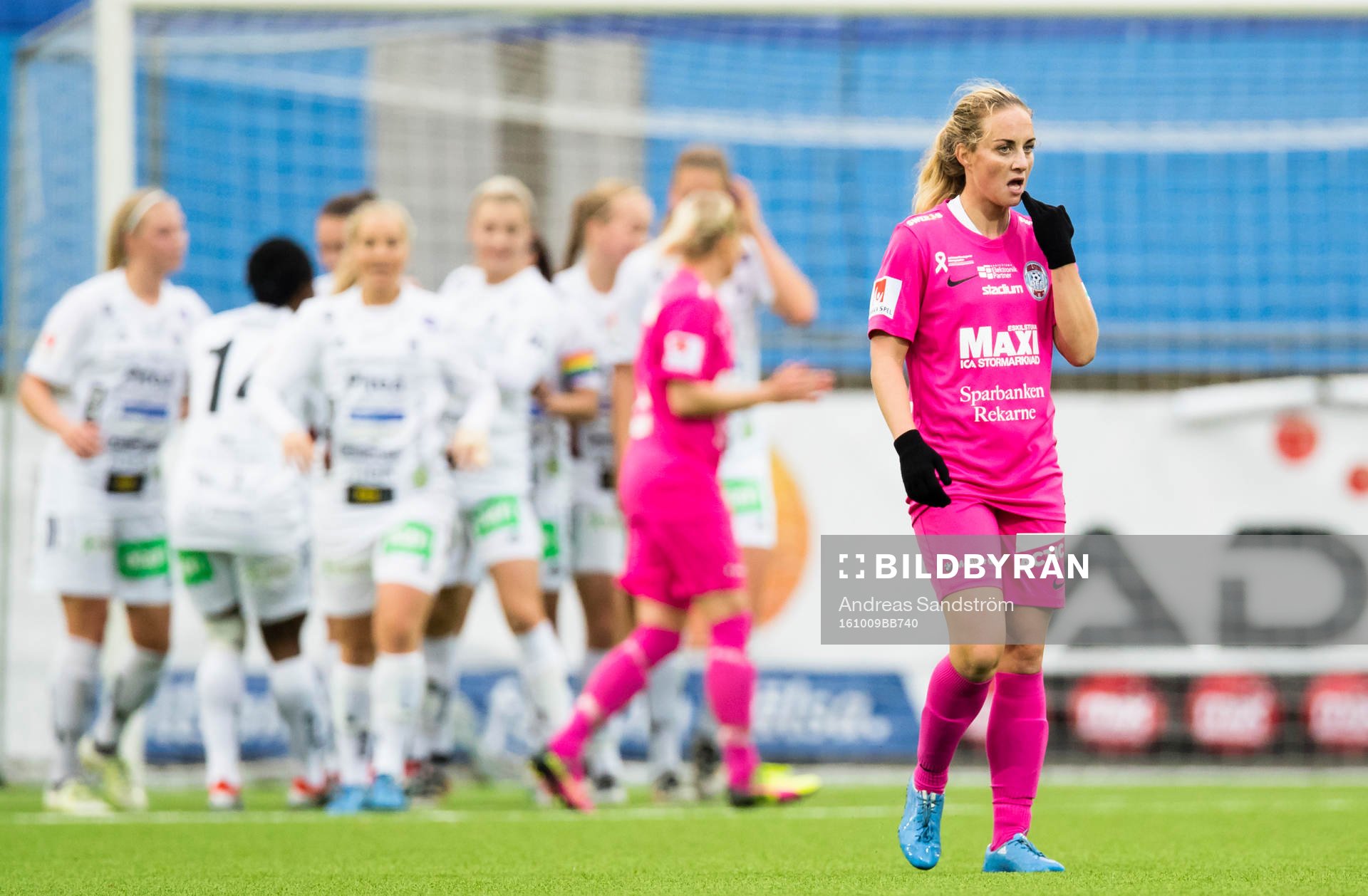 Eskilstunas Ingrid Schjelderup ser deppig ut