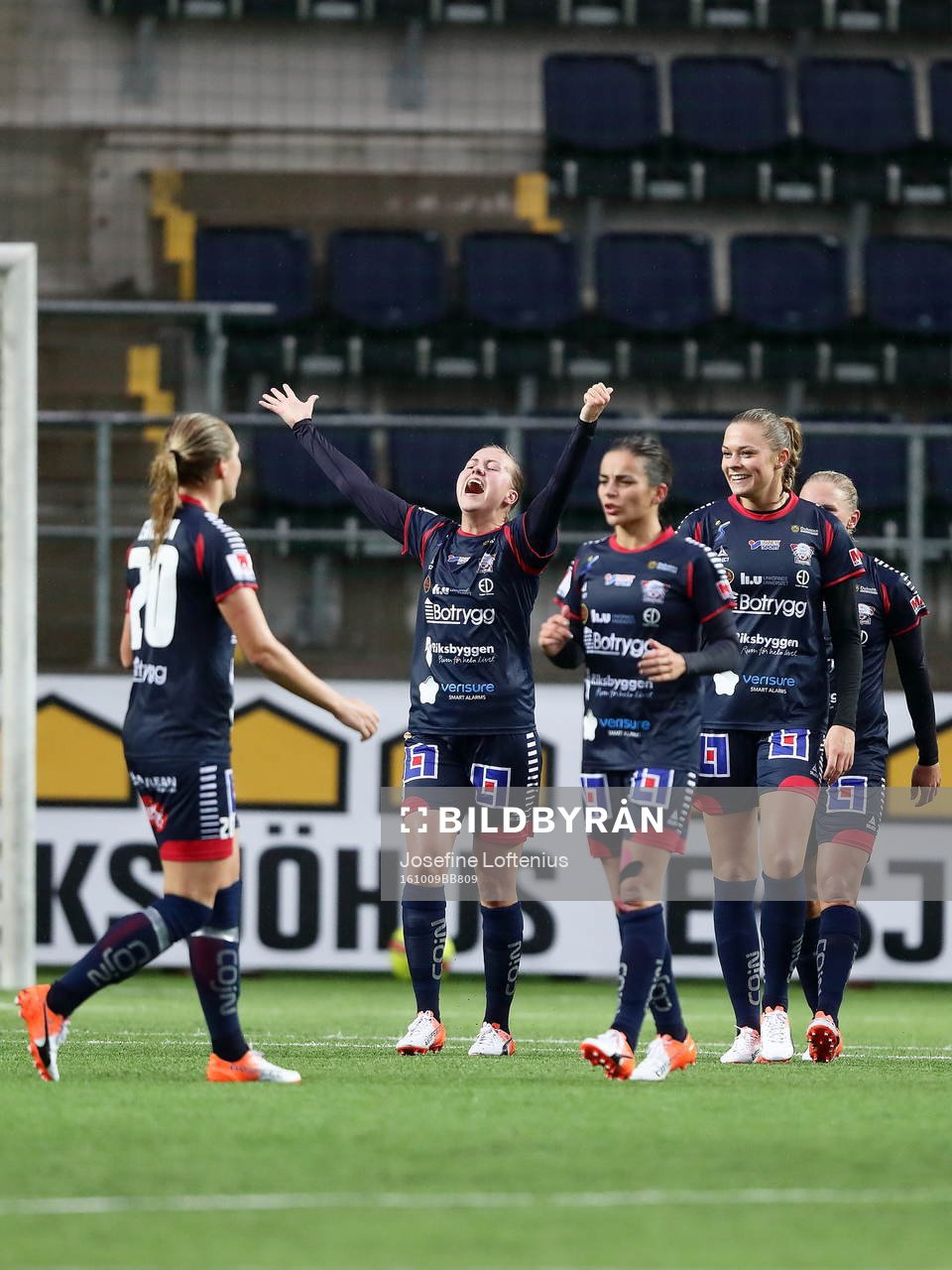 Linköpings Kristine Minde jublar