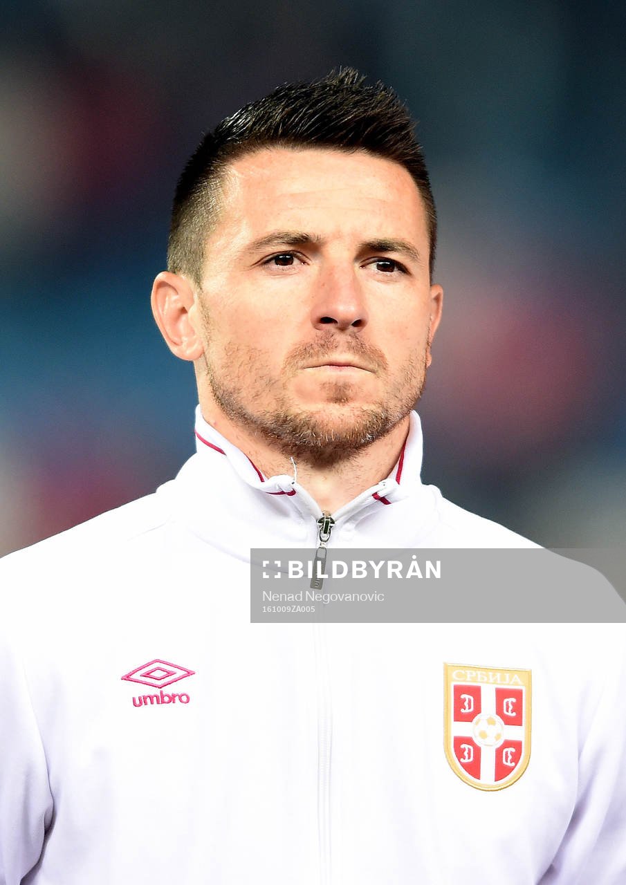 Fotboll, VM 2018, Porträtt, Serbien: Antonio Rukavina, Serbien, poserar för ett porträtt den 9 oktober 2016 i Belgrad
