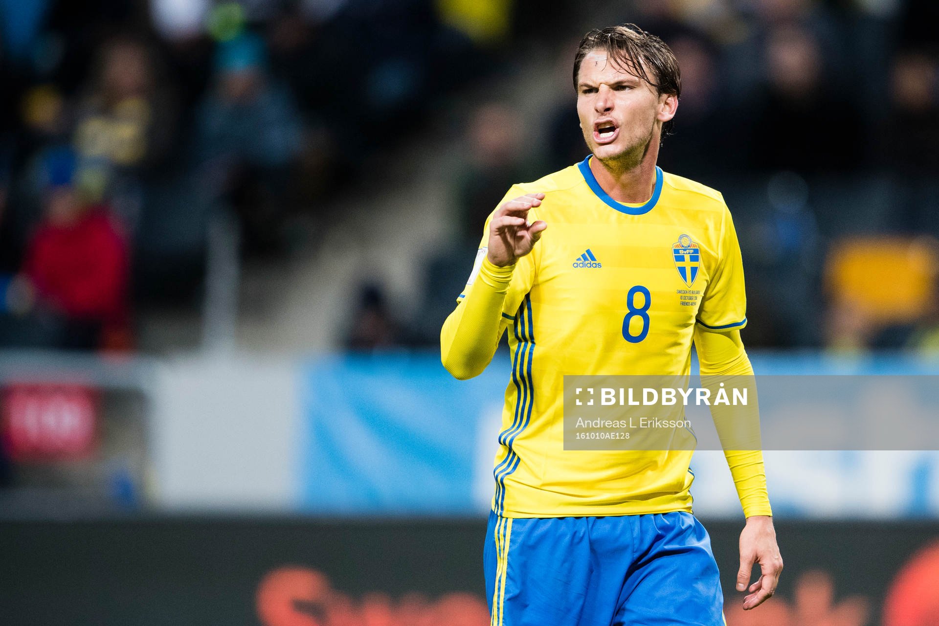 Sveriges Albin Ekdal reagerar