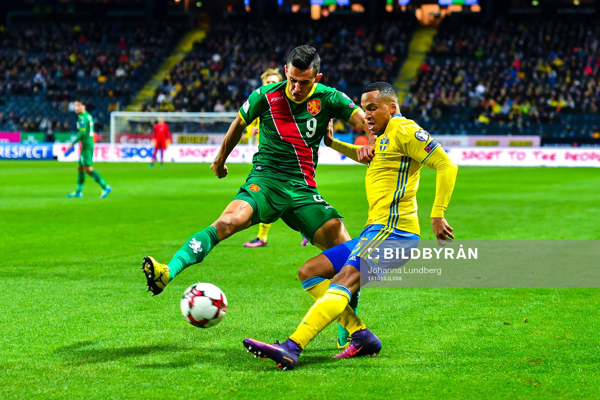Bulgariens Georgi Kostadinov och Sveriges Martin Olsson