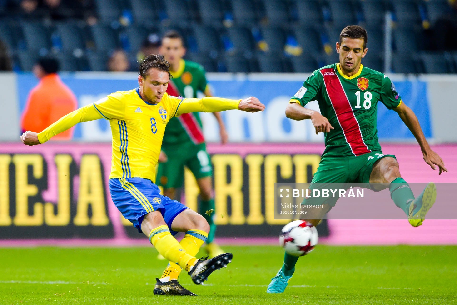 Sveriges Albin Ekdal och Bulgariens Ivaylo Chochev
