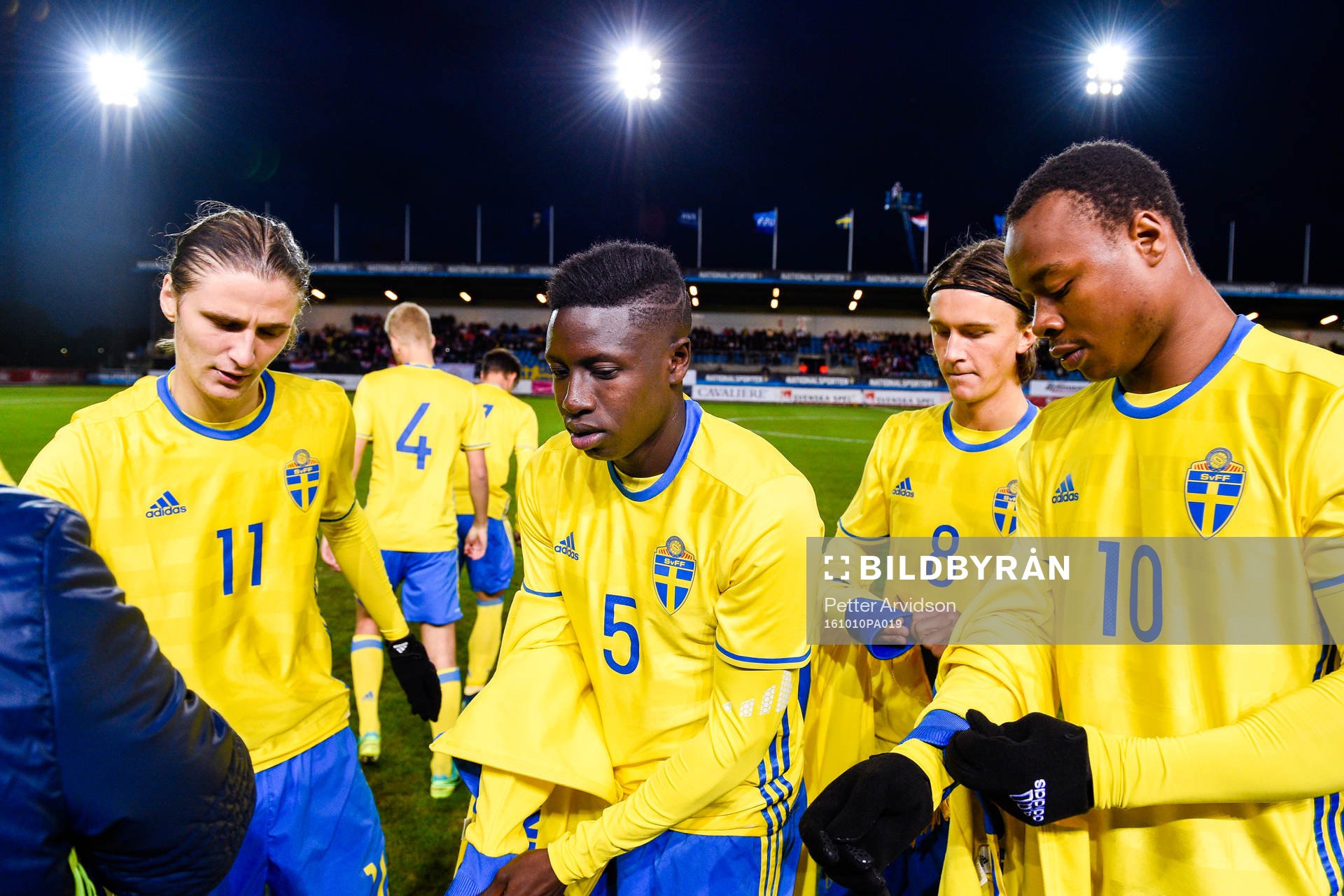 Sveriges Pa Konate , Carlos Strandberg , Pawel Cibicki och