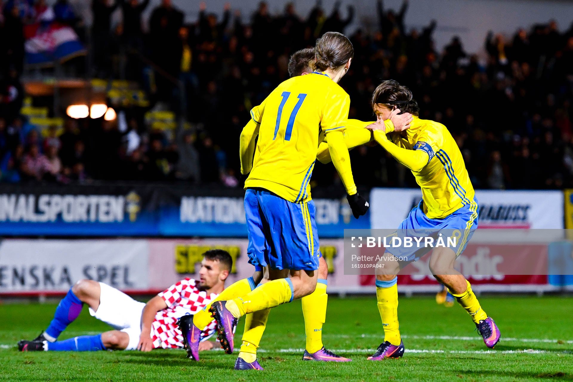 Sveriges Kristoffer Olsson jublar