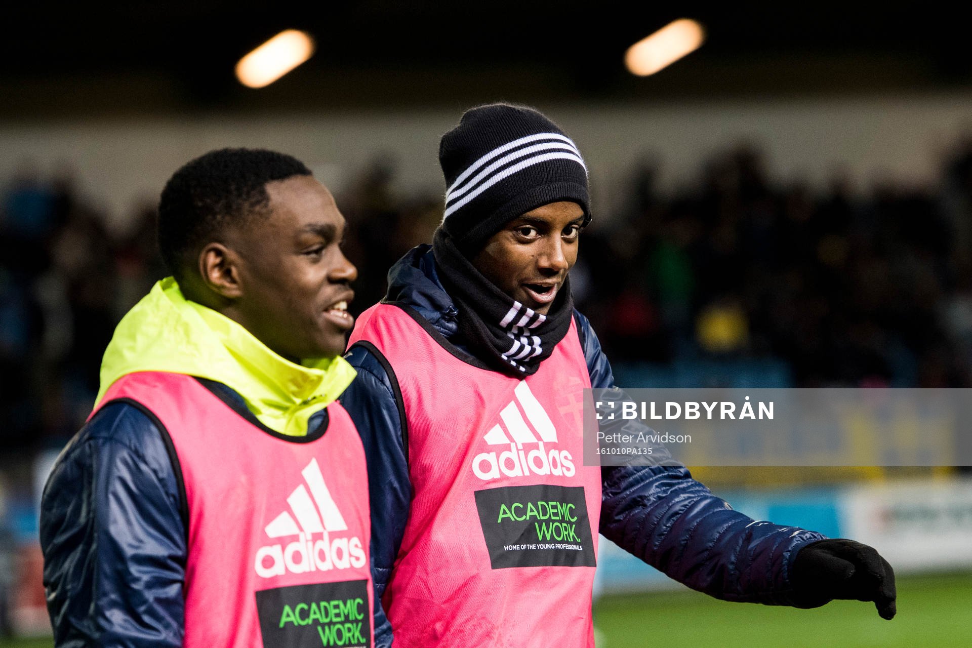 Sveriges Joel Asoro och Alexander Isak