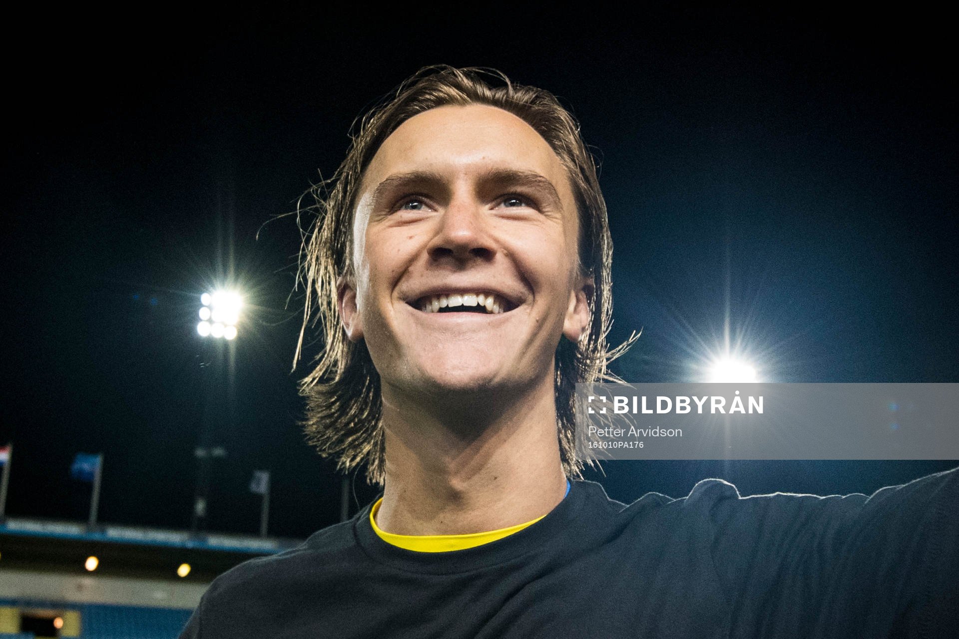 Sveriges Kristoffer Olsson jublar