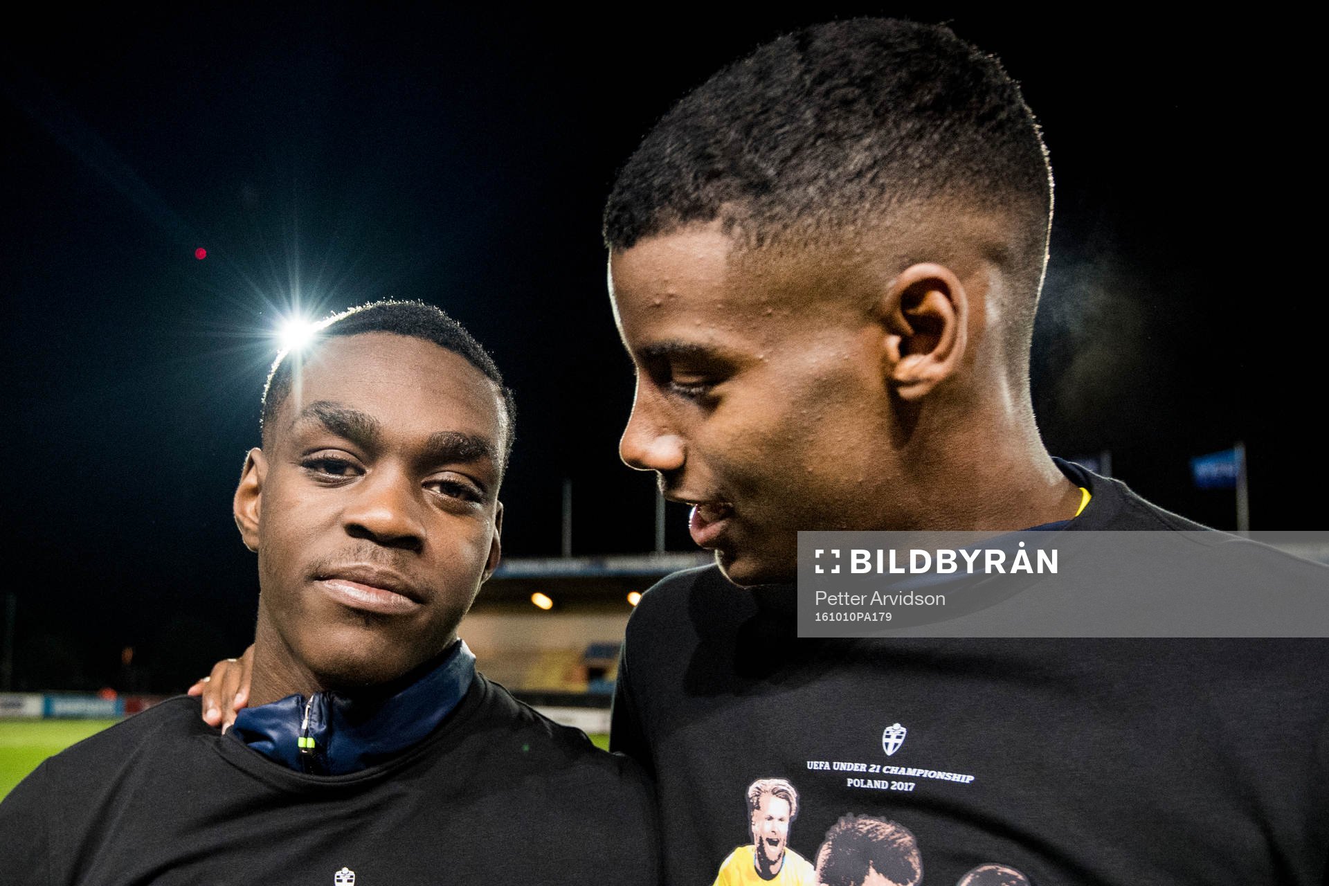 Sveriges Joel Asoro och Alexander Isak