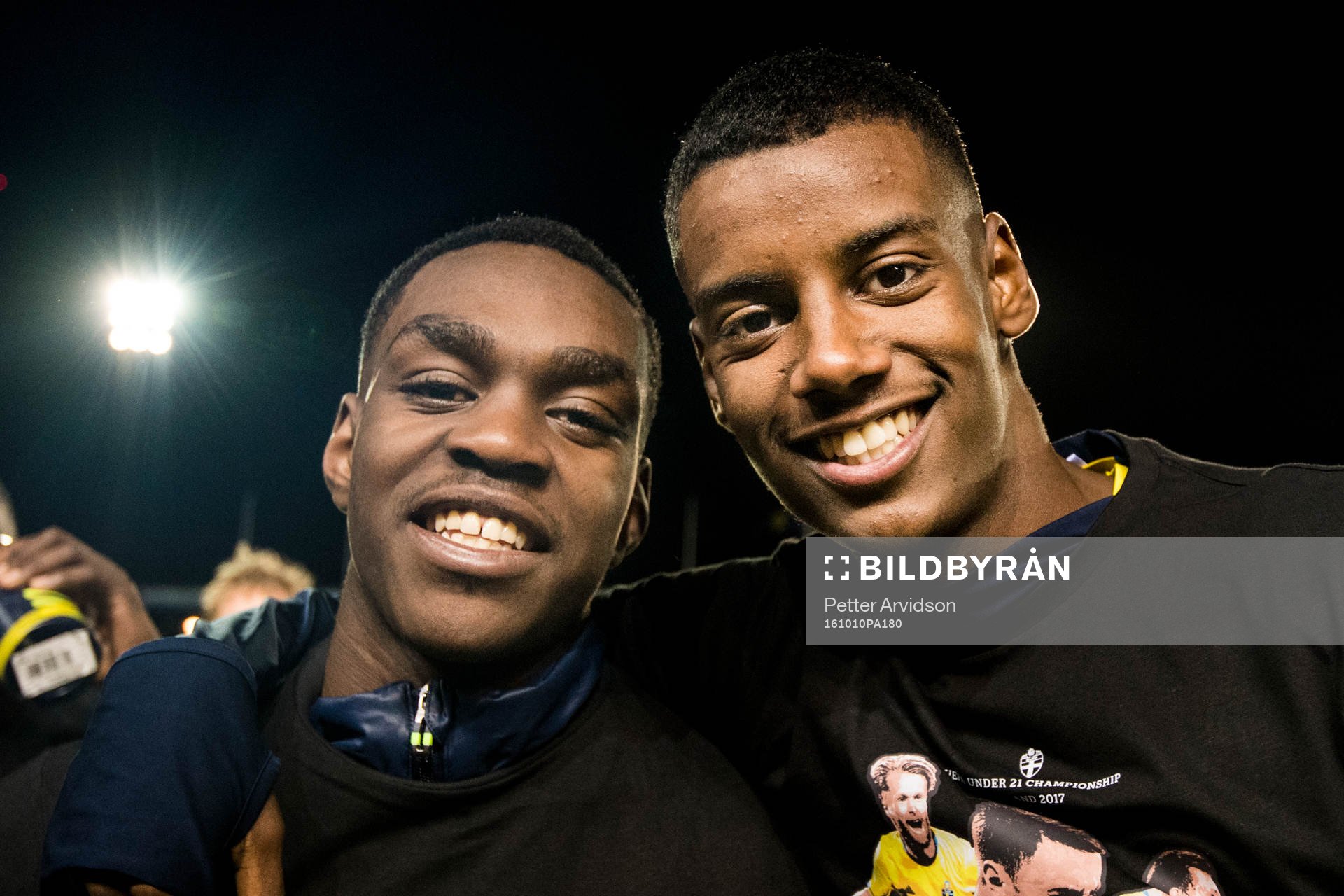 Sveriges Joel Asoro och Alexander Isak