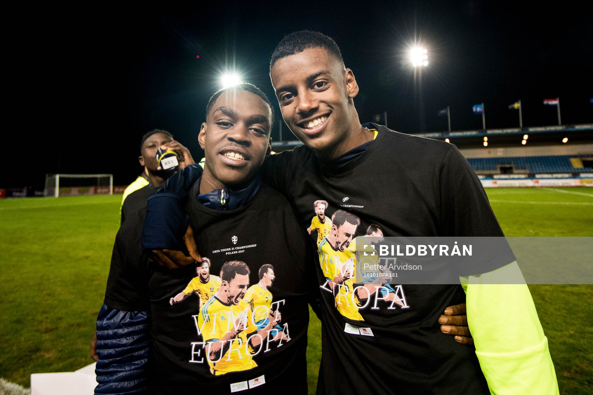Sveriges Joel Asoro och Alexander Isak