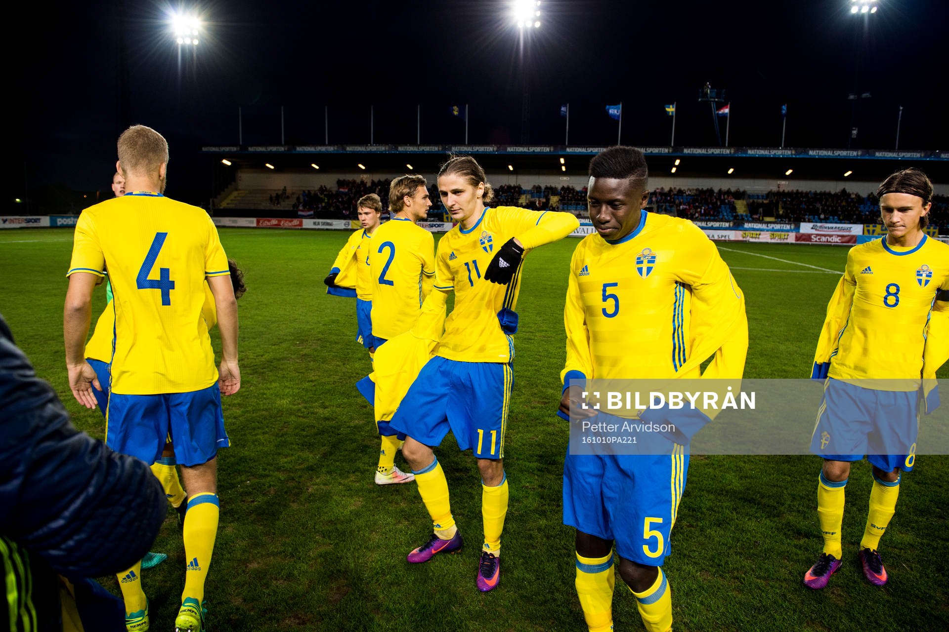 Sveriges Pawel Cibicki, Pa Konate och Kristoffer Olsson