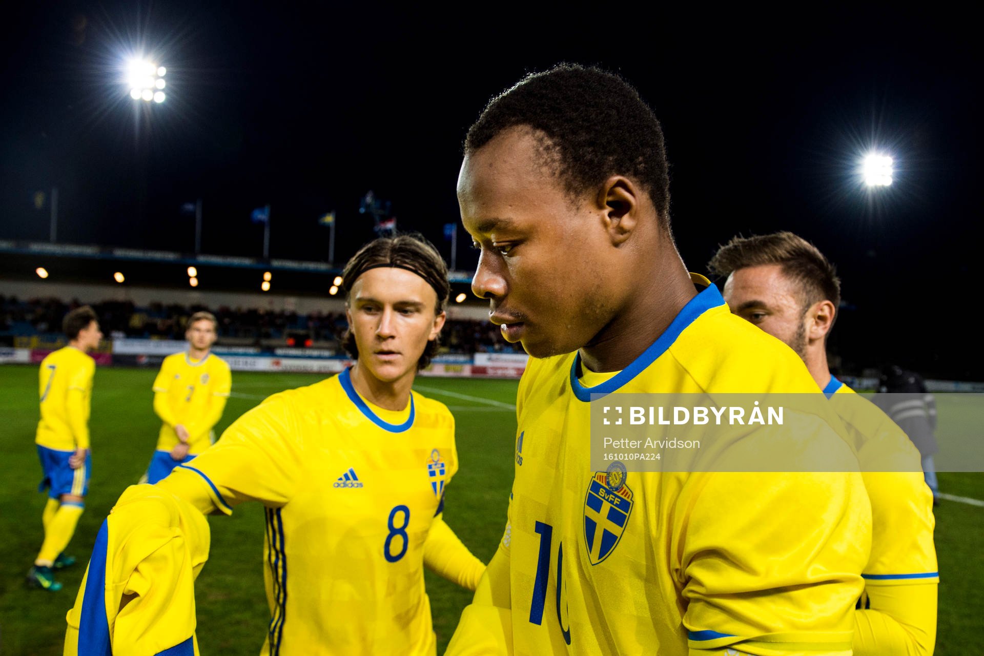 Sveriges Kristoffer Olsson och Carlos Strandberg