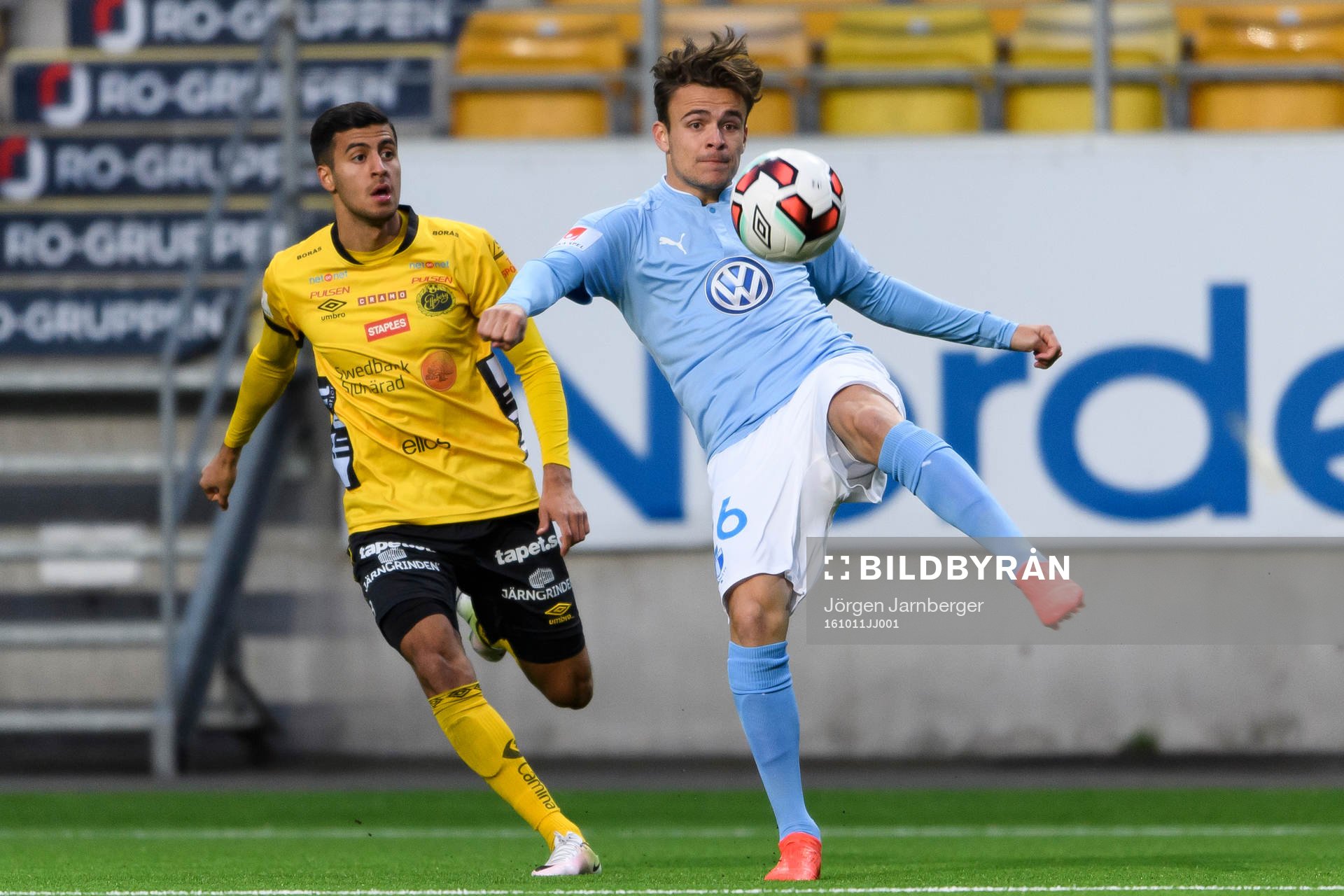 Malmö FFs Andreas Aalen Vindheim och Elfsborgs Rami Kaib