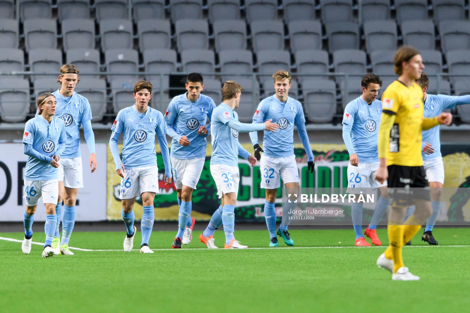 Malmö FFs spelare jublar