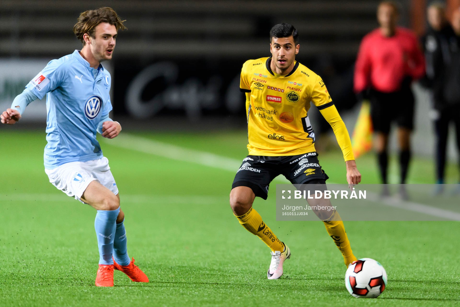 Elfsborgs Rami Kaib och Malmö FFs Felix Olsson Lundgren