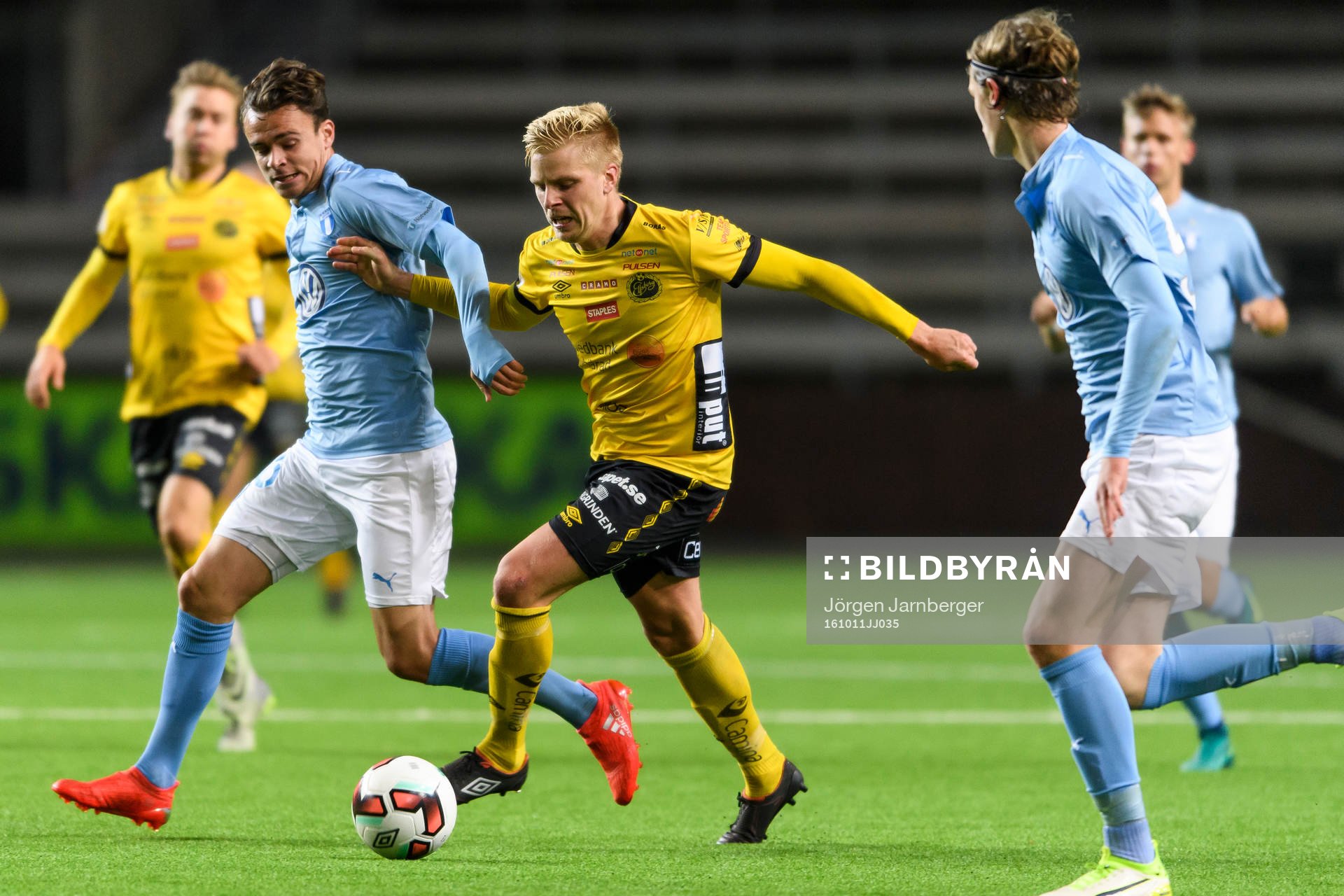 Elfsborgs Per Frick och Malmö FFs Andreas Aalen Vindheim