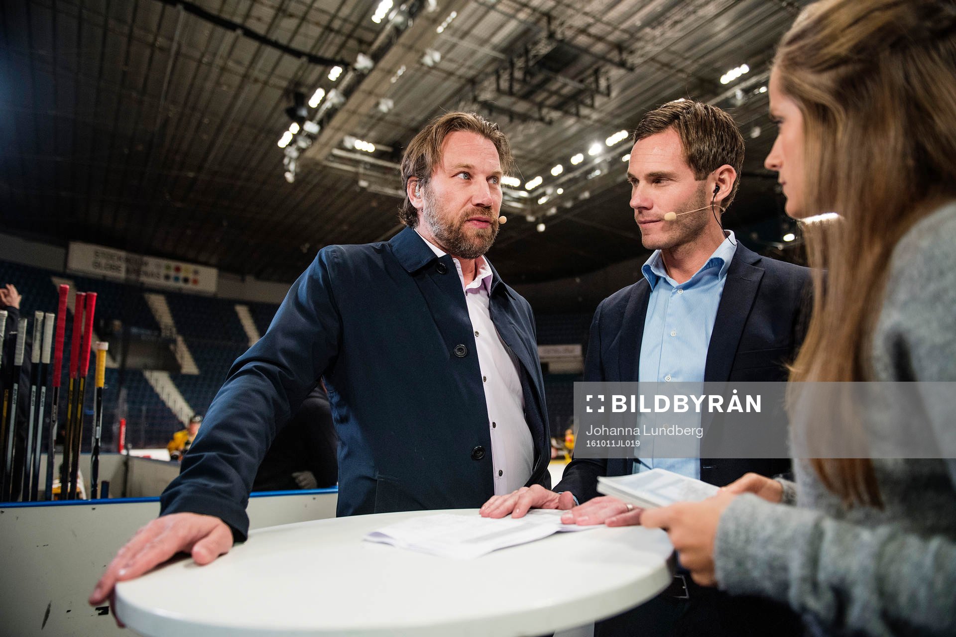 Eurosports Peter Forsberg, Daniel Rudslätt och Isabel
