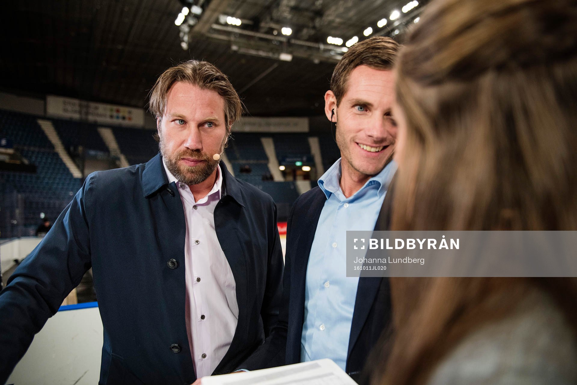 Eurosports Peter Forsberg, Daniel Rudslätt och Isabel