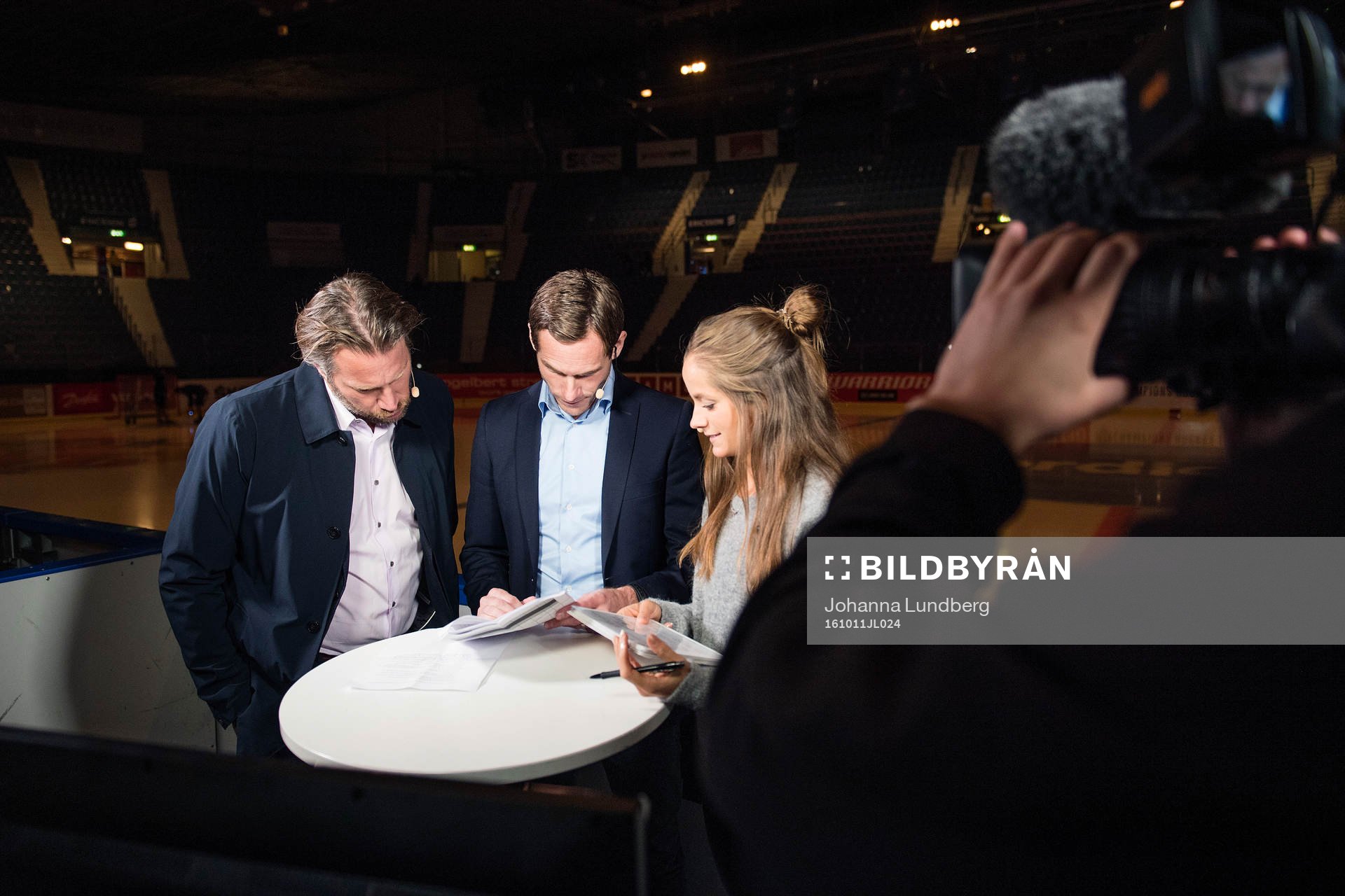 Eurosports Peter Forsberg, Daniel Rudslätt och Isabel