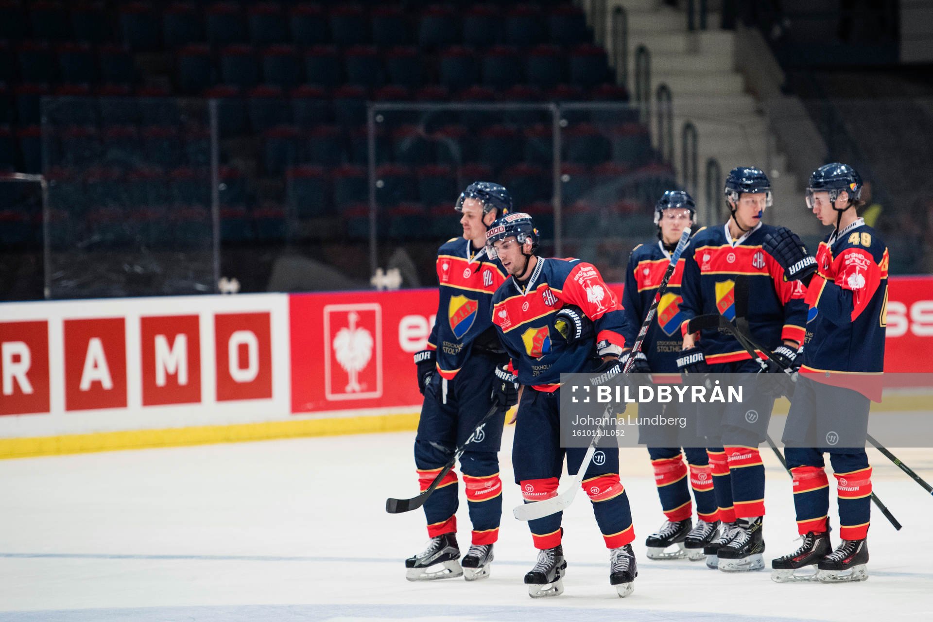 Djurgårdens spelare deppar