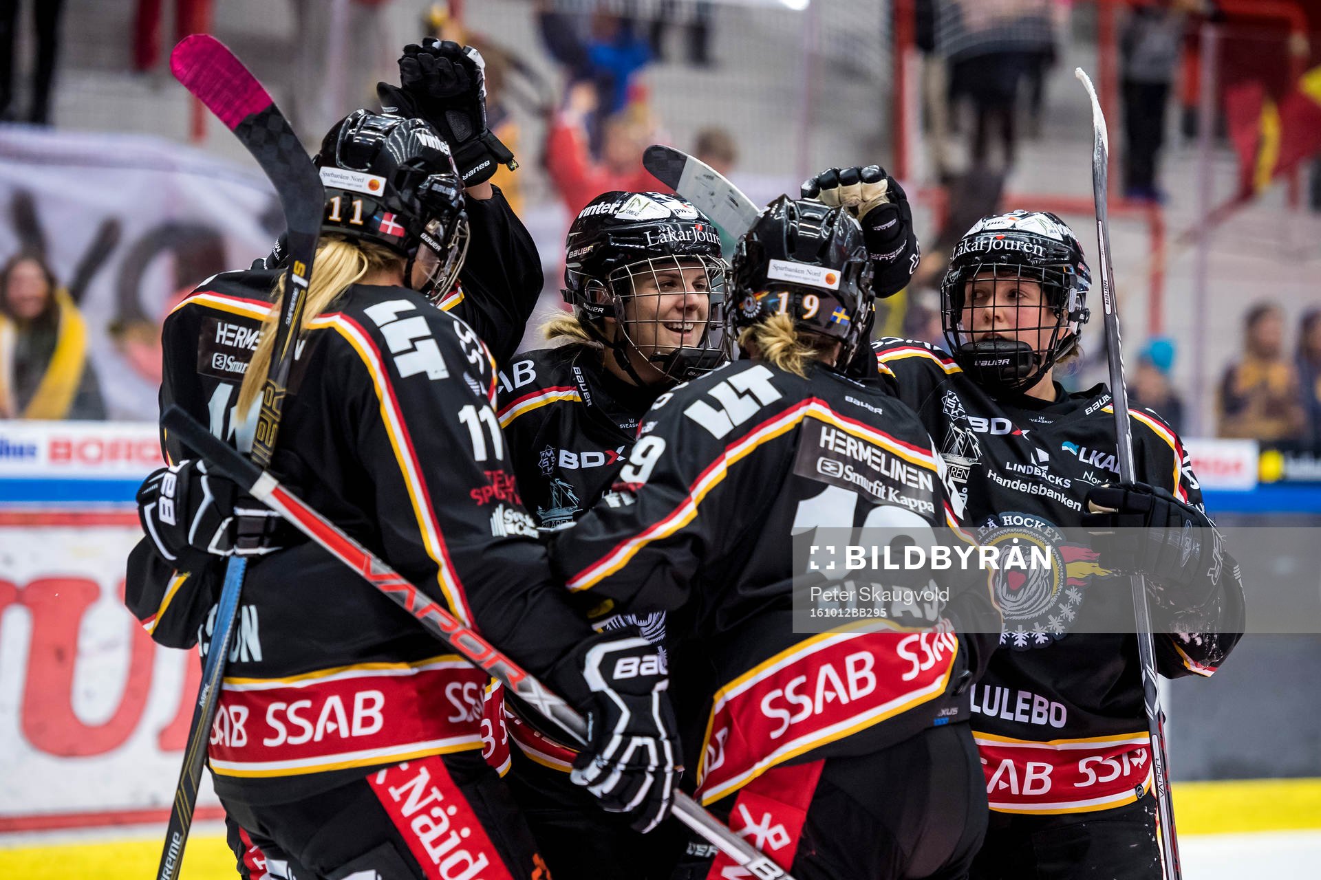 Luleåspelarna jublar