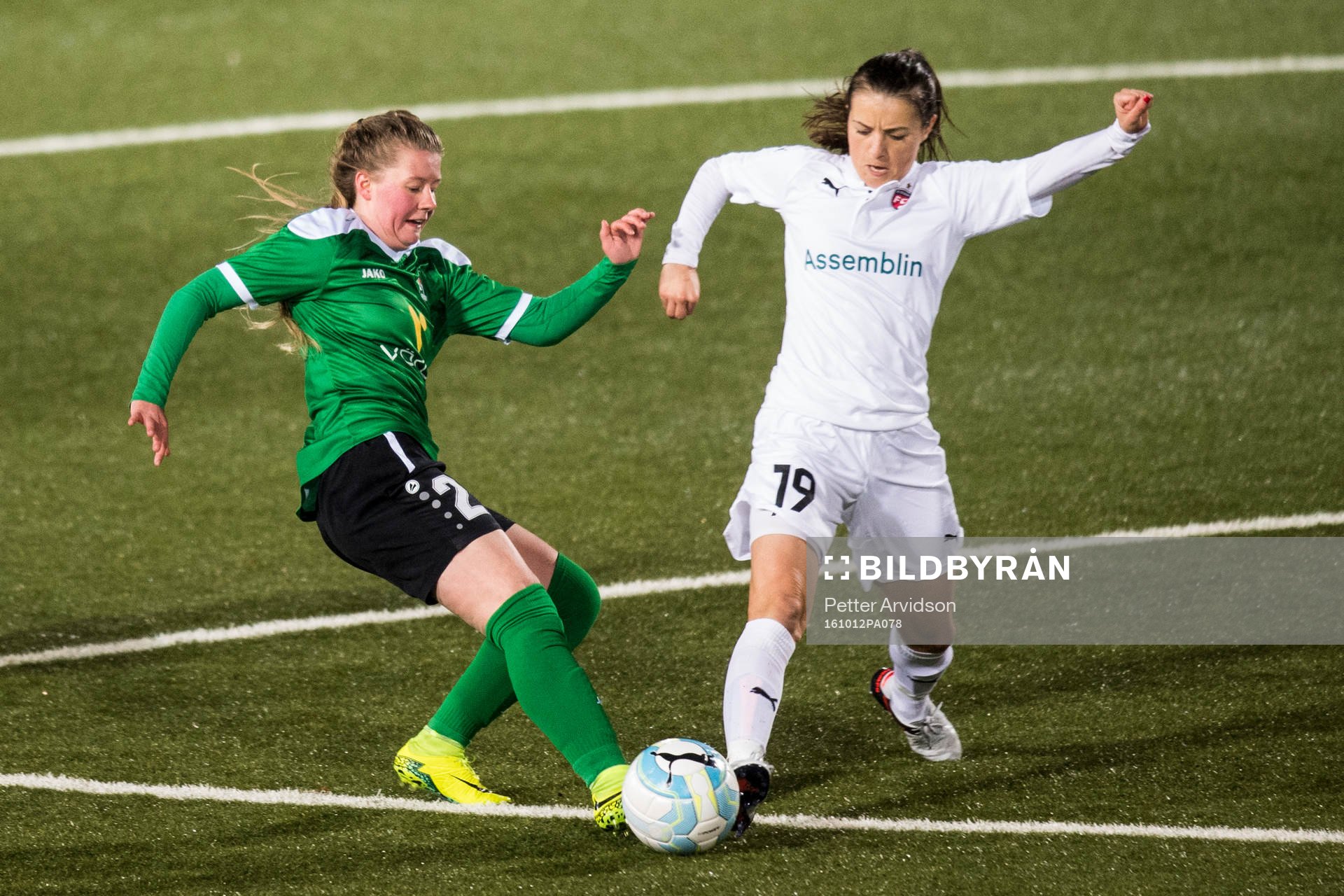 Breidabliks Hildur Antonsdottir och Rosengårds Iva Landeka