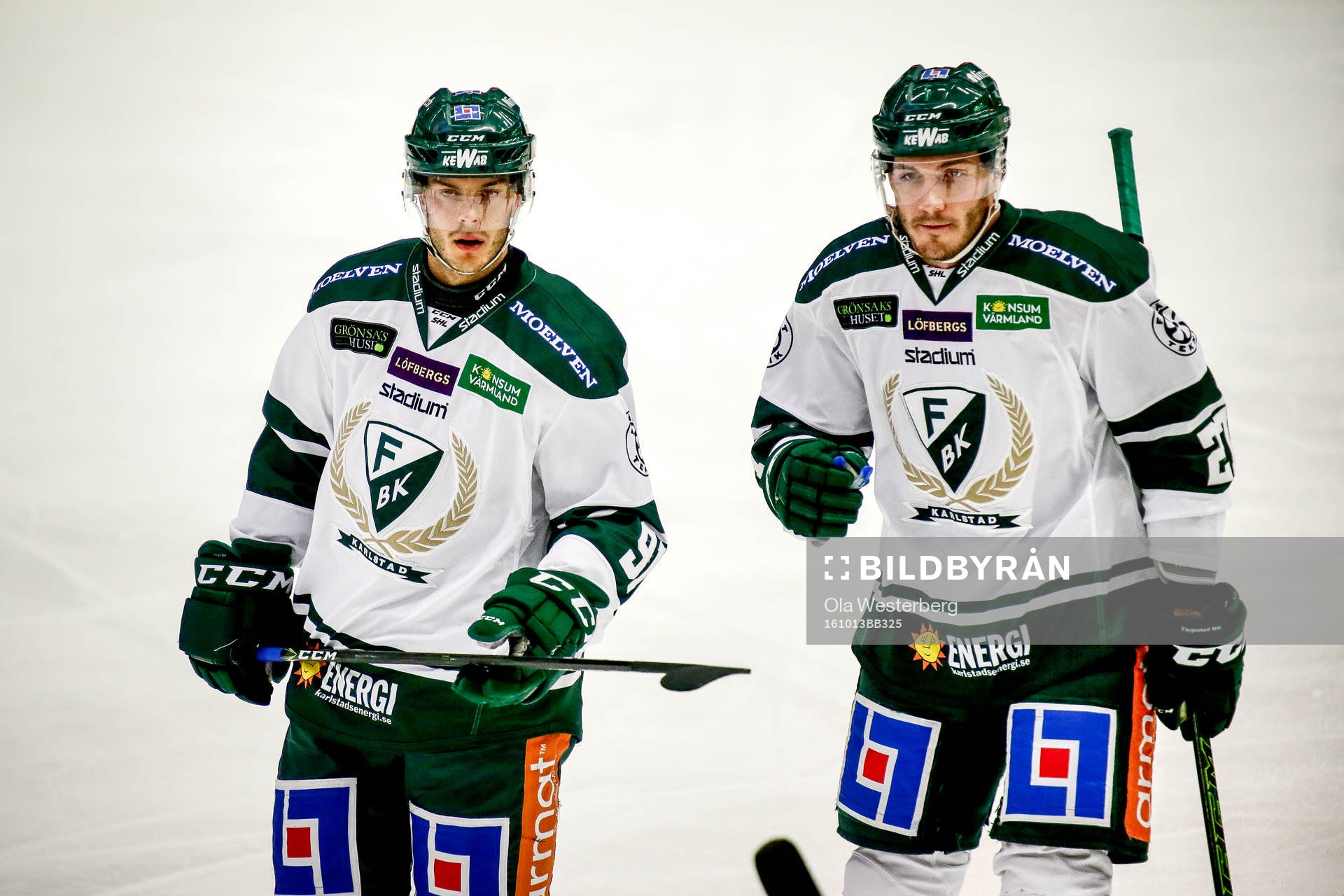 Färjestads Björn Svensson och John Persson