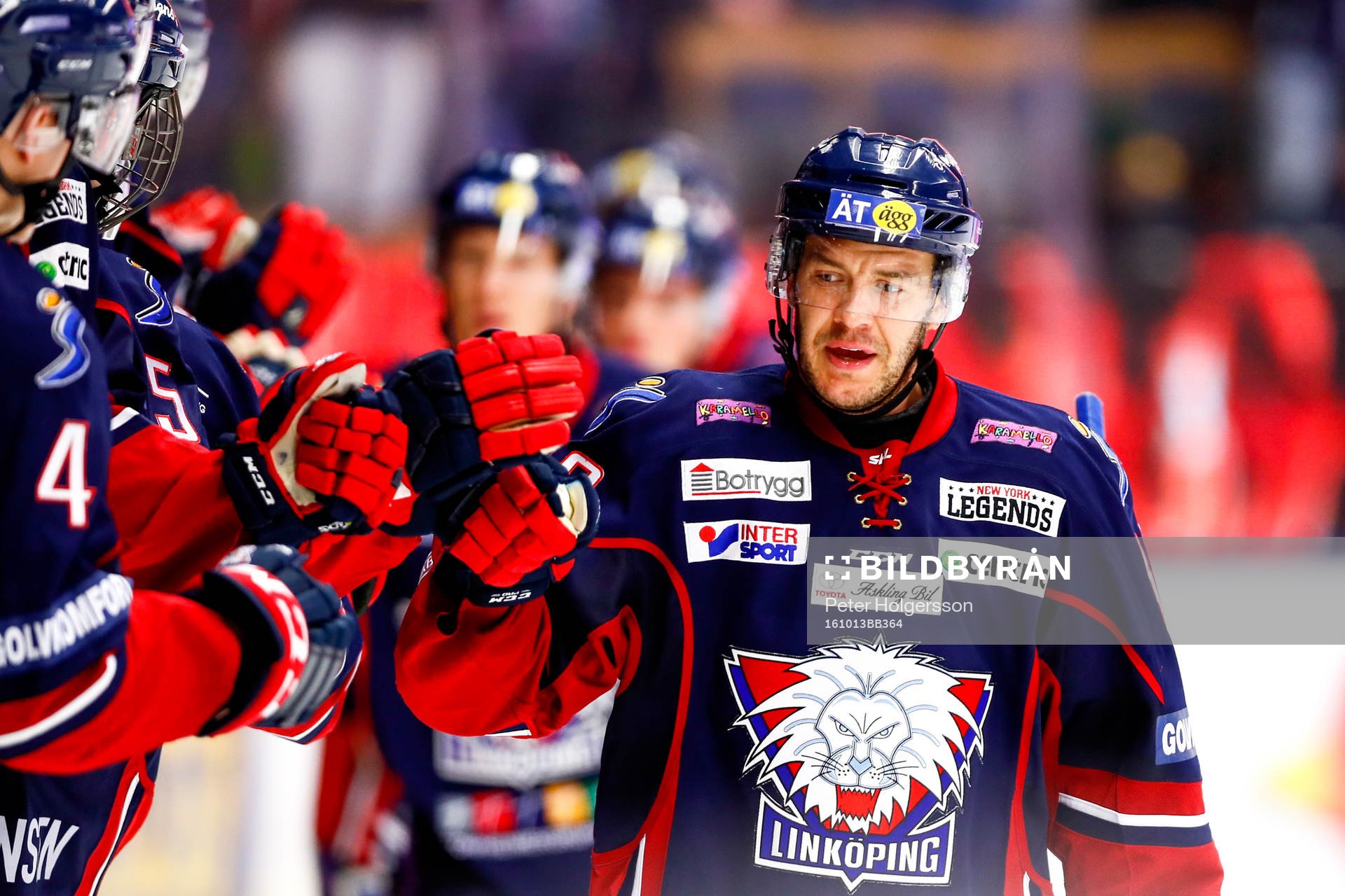 Linköpings Niklas Fogström jublar