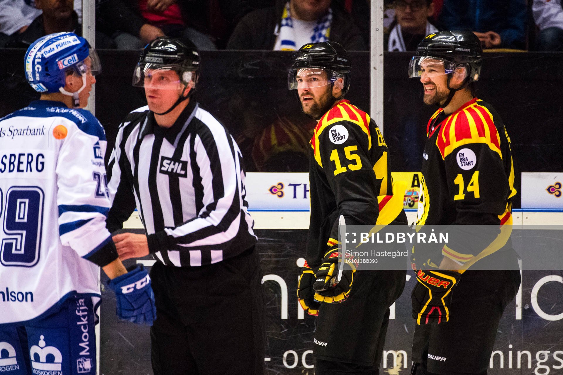 Leksands Tobias Forsberg i bråk med Brynäs Simon