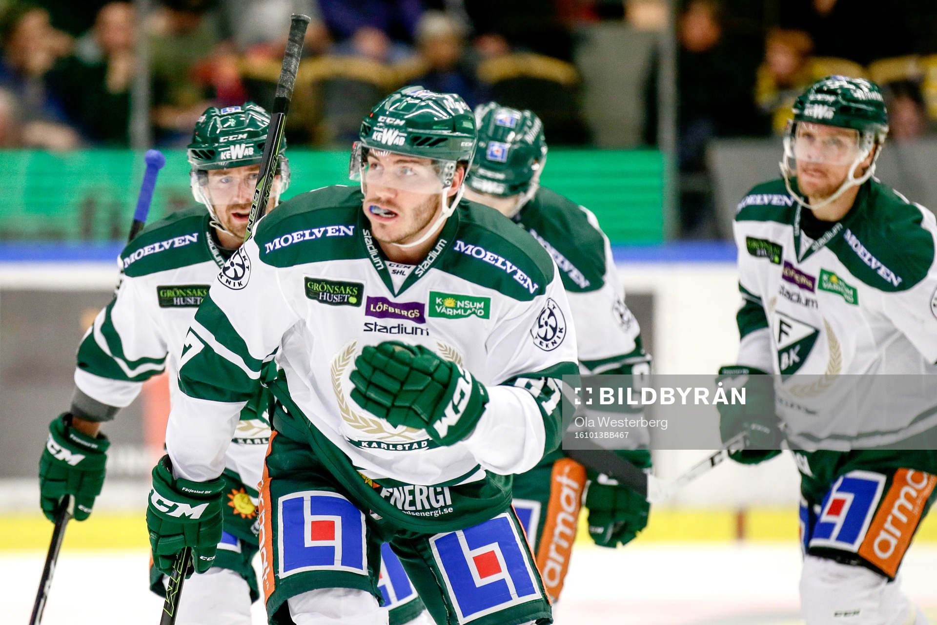 Färjestads John Persson jublar
