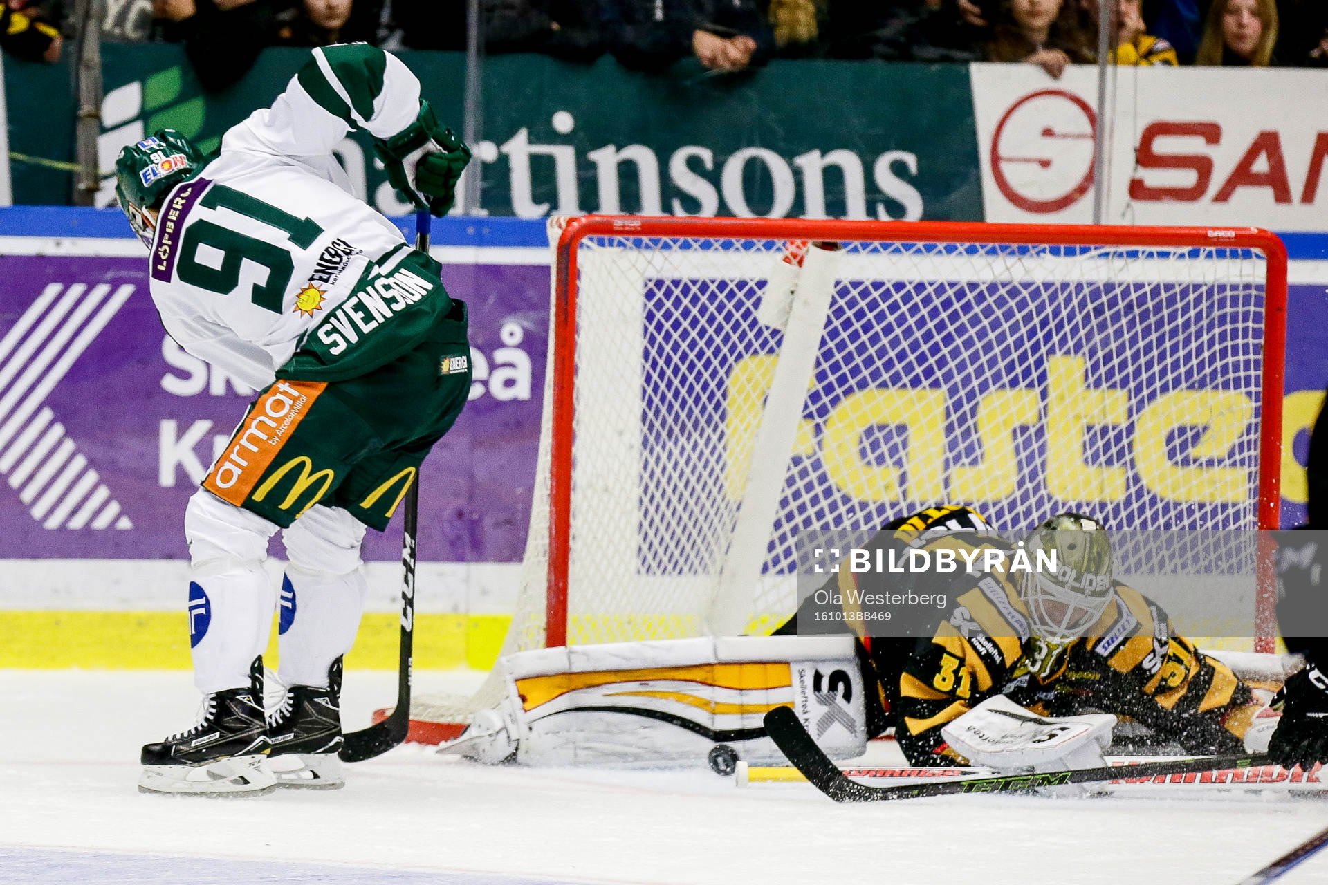 Skellefteås målvakt Joni Ortio