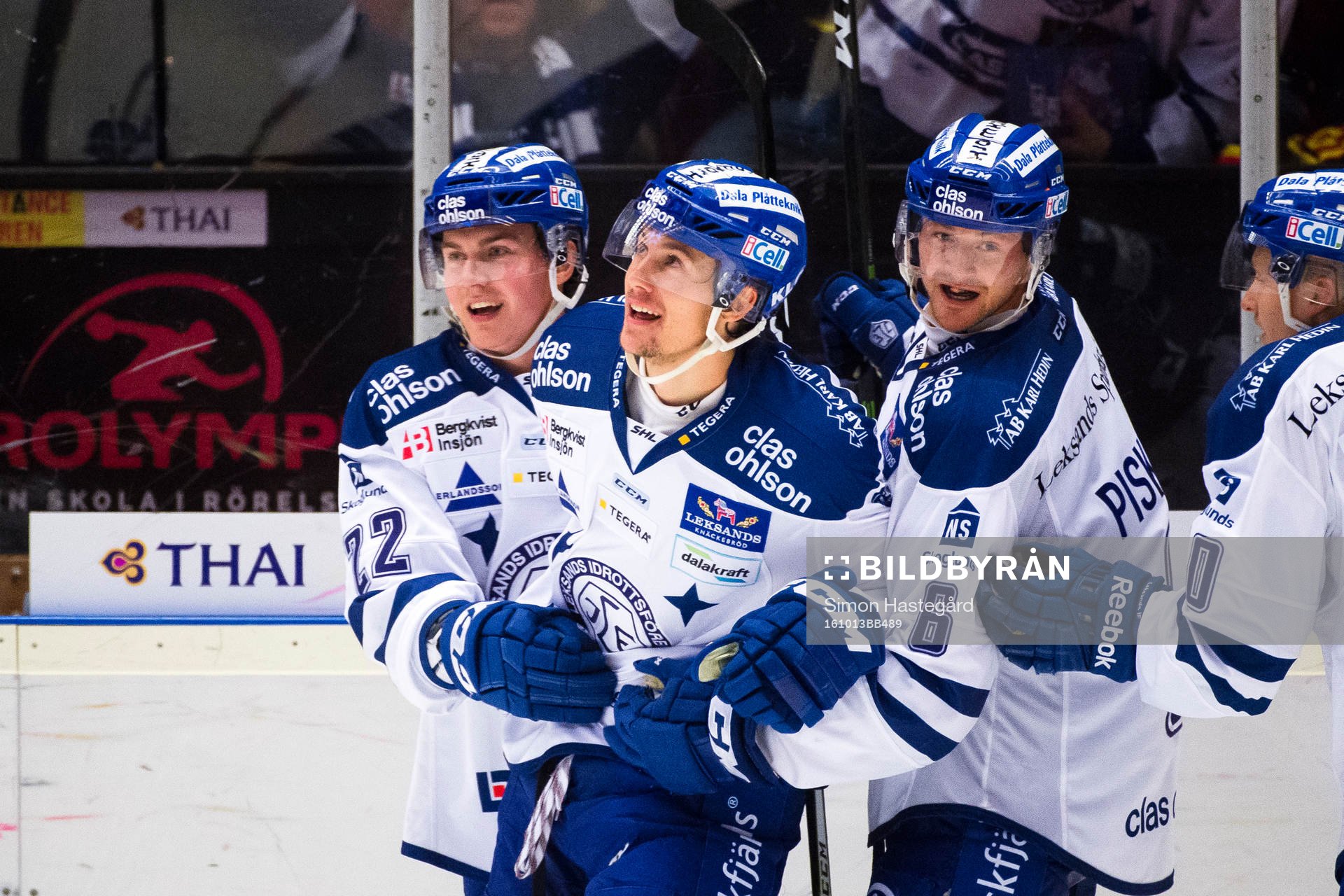 Leksands Martin Grönberg , Sondre Olden, Joe Piskula och
