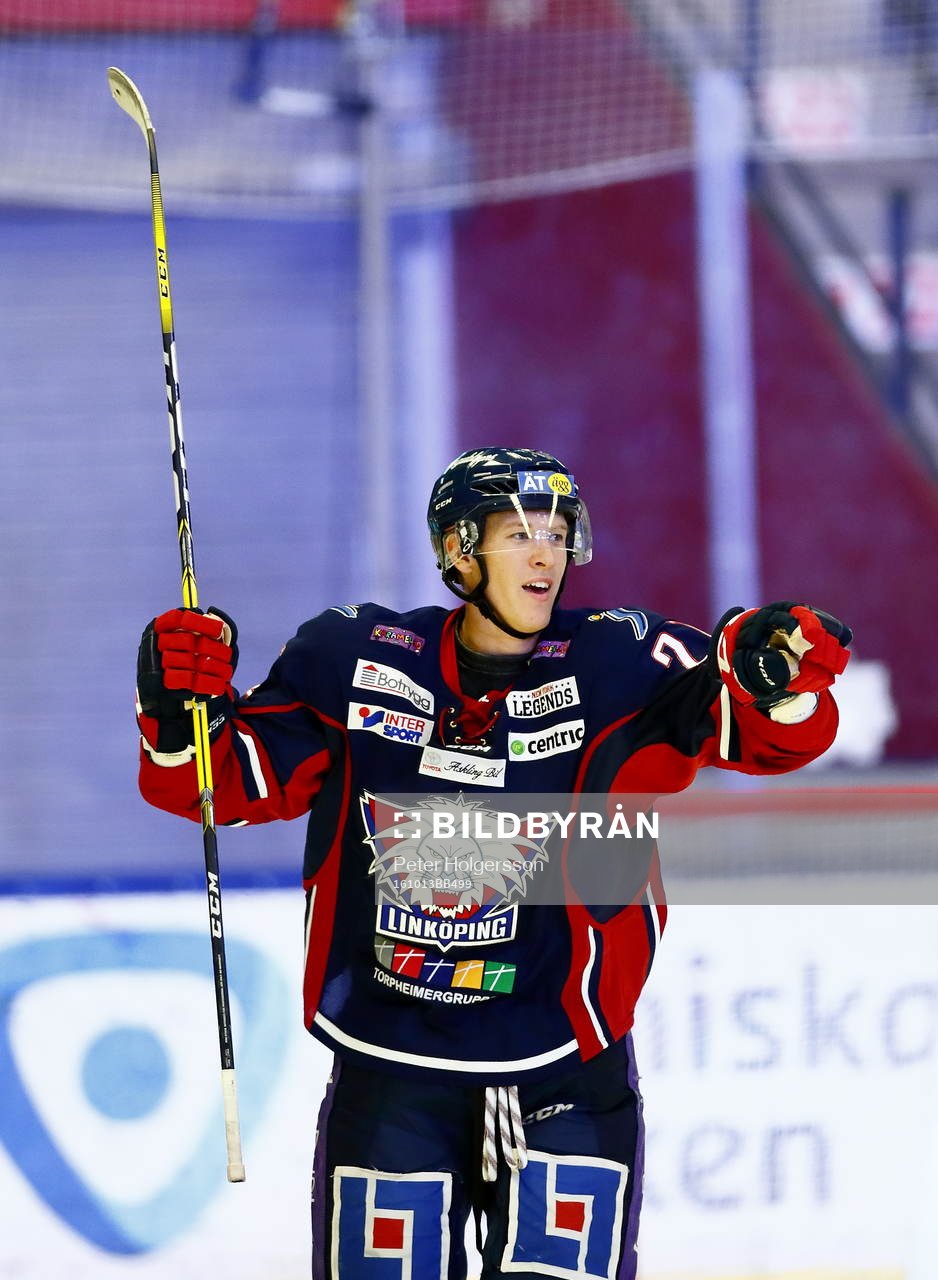 Linköpings Emil Kristensen jublar