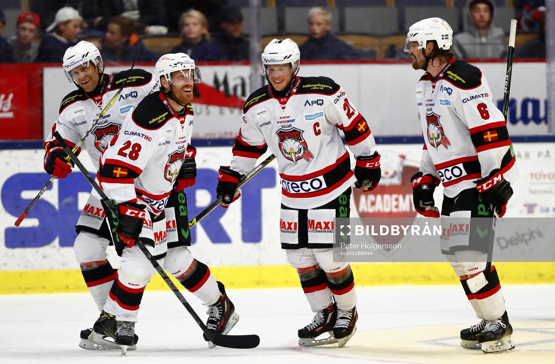 Malmös spelare jublar