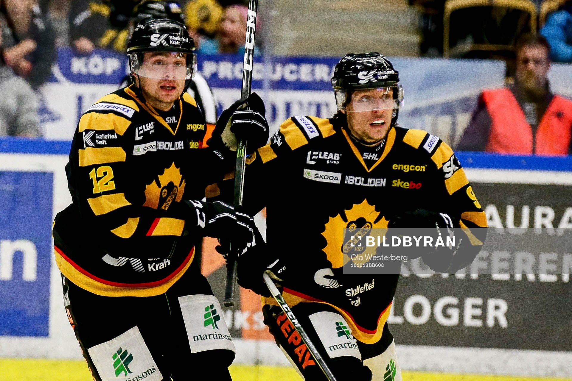 Skellefteås Adam Pettersson och Jesper Olofsson