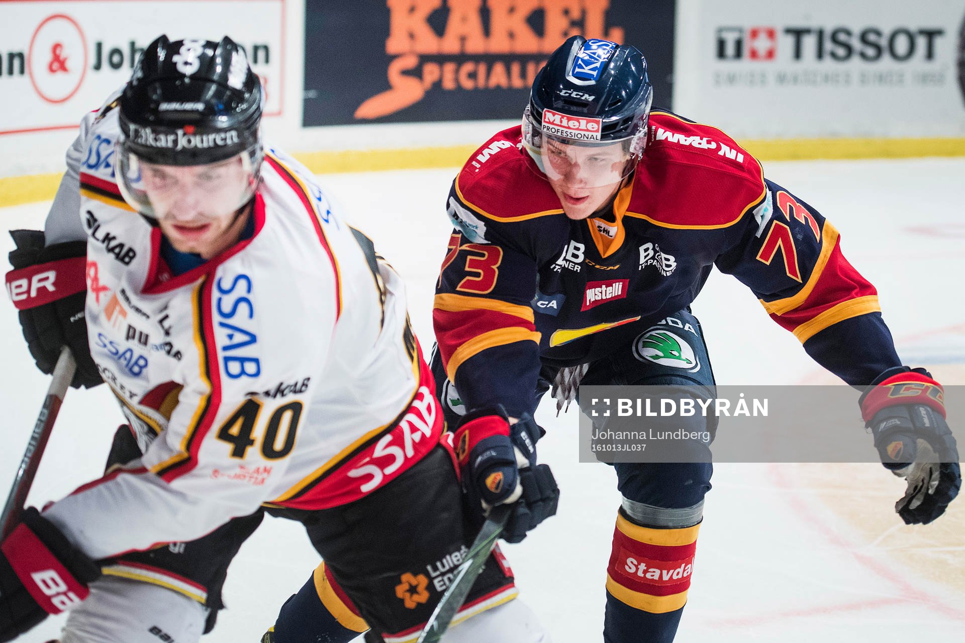 Djurgårdens Adam Ollas Mattsson utmanar Luleås Kael